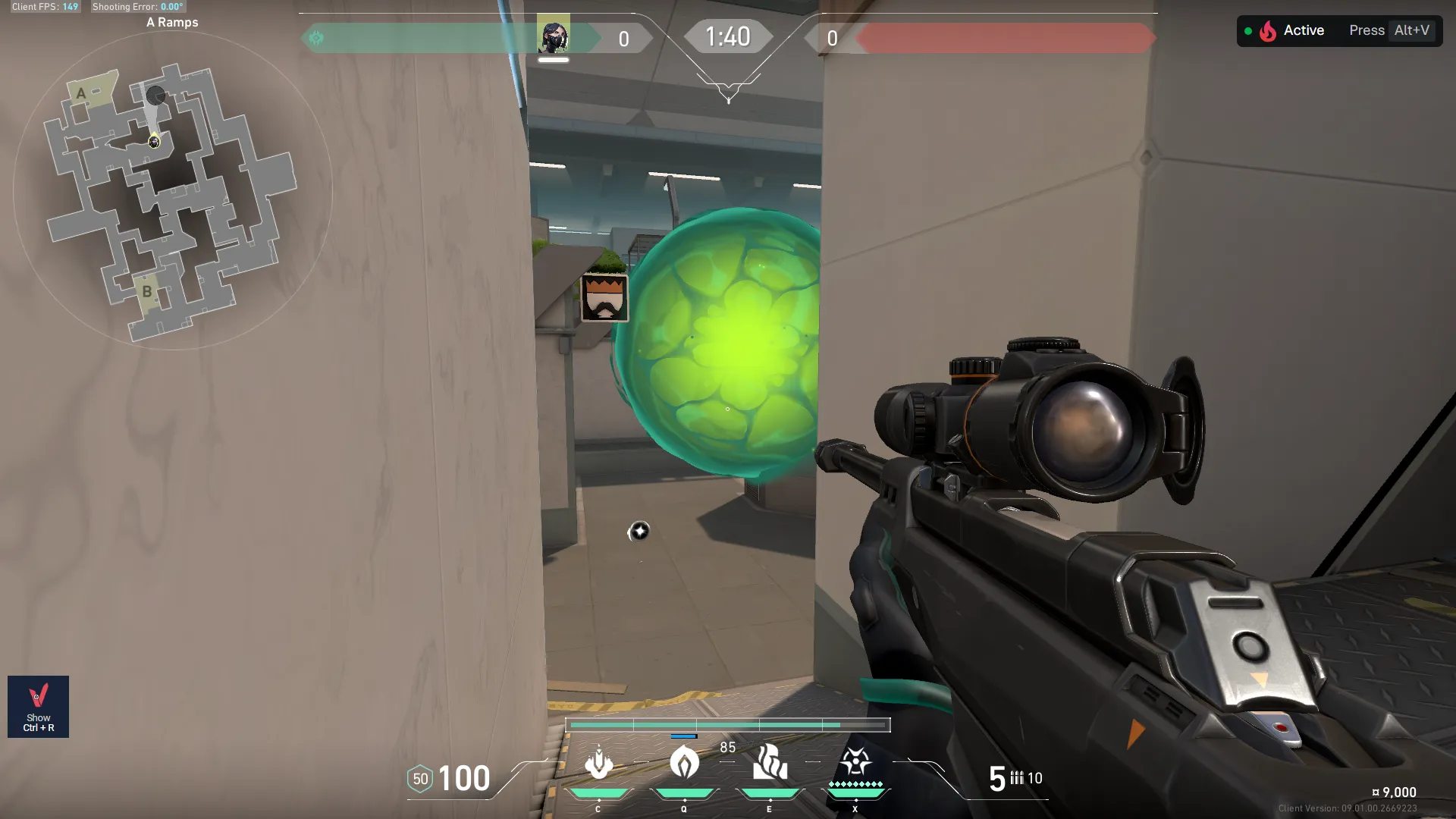 Viper Poison Cloud on Split Attack Site A — step 4 of 4: Result