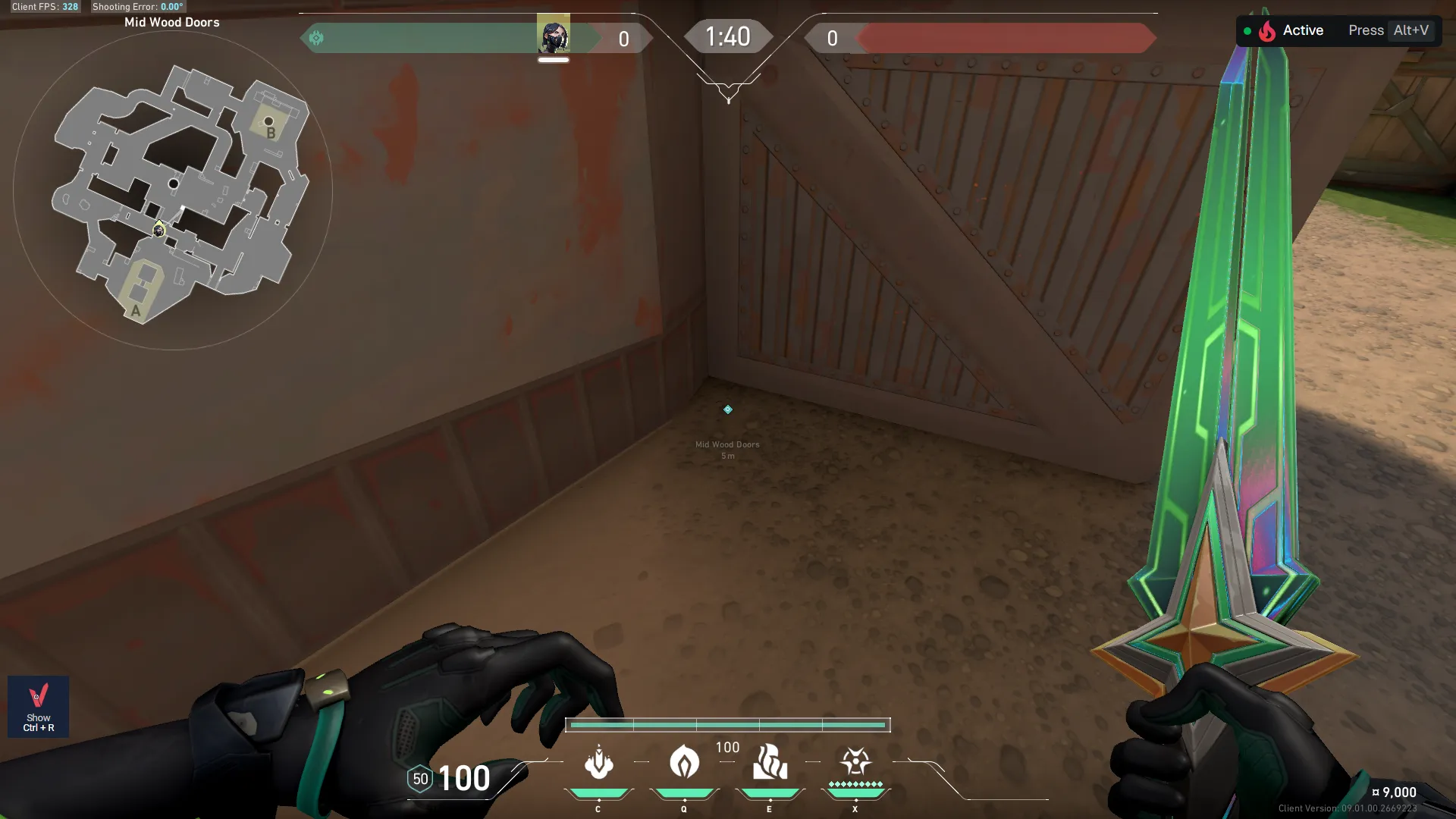 Viper Poison Cloud on Breeze Defense Mid — step 1 of 4: Position — where to stand