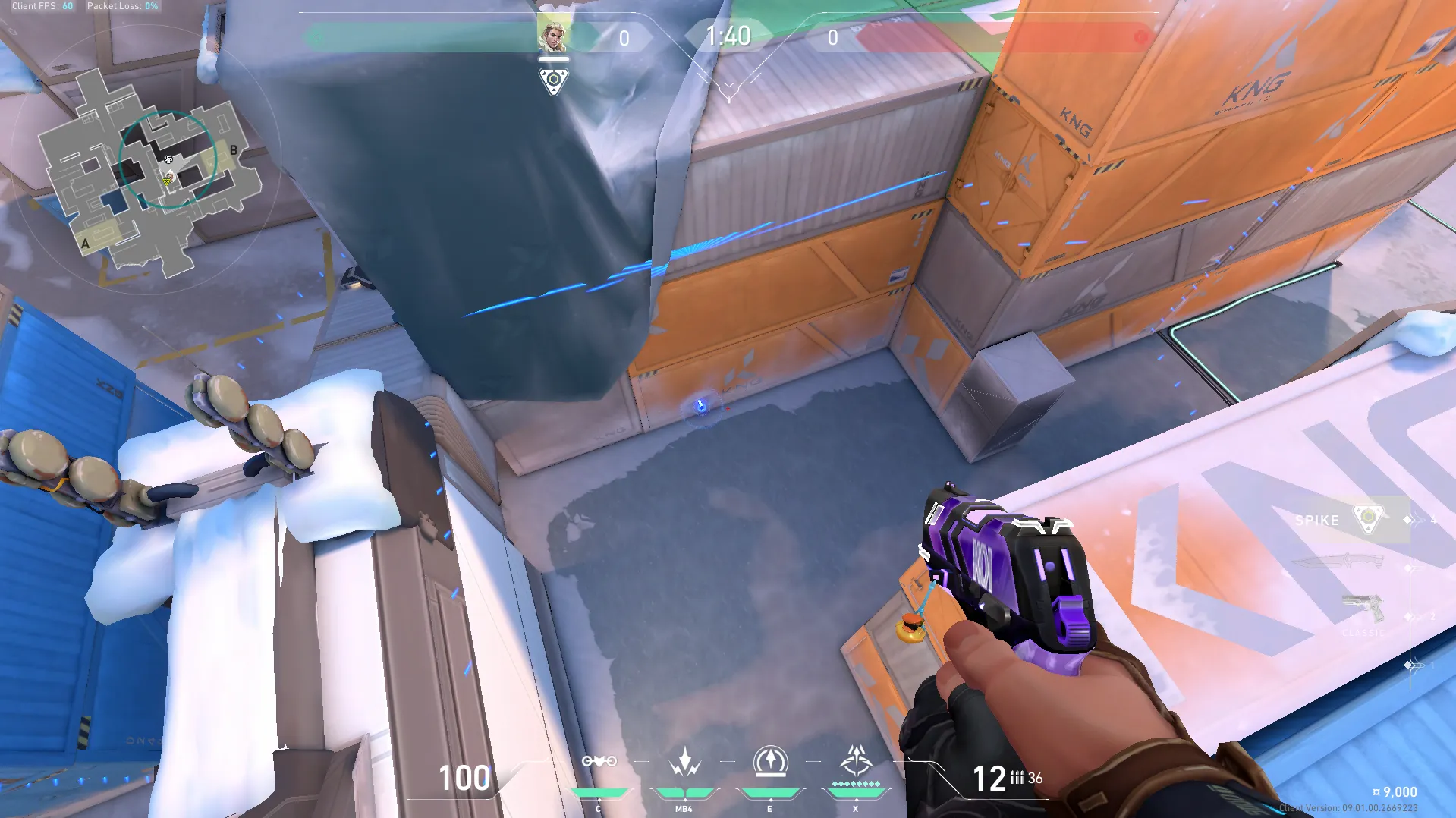 Sova Recon Bolt on Icebox Attack Site B — step 3 of 3: Result
