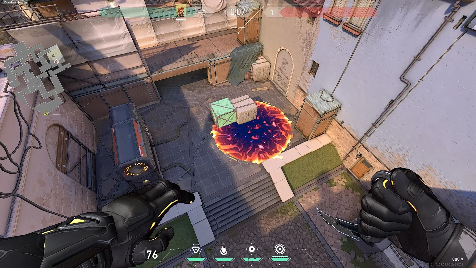Brimstone Incendiary on Ascent Attack Site A — step 3 of 3: Result