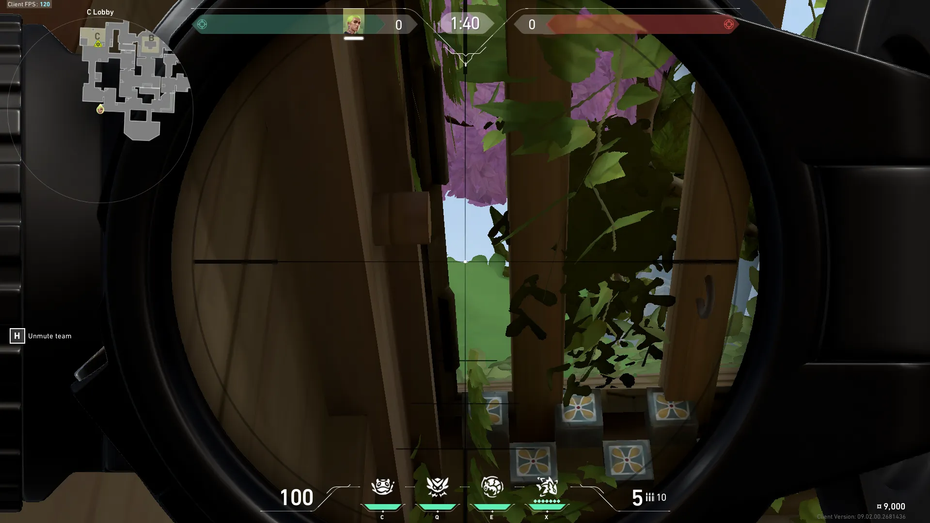 Gekko Mosh Pit on Haven Attack Site C — step 2 of 3: Aim — line up the shot