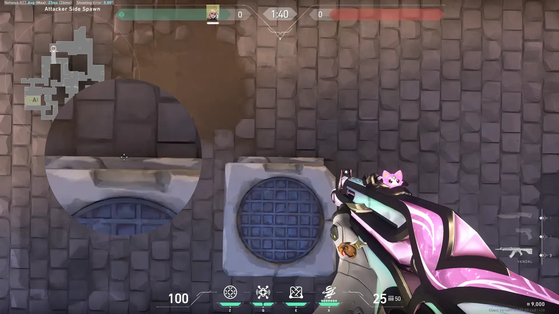 Gravnet Cubby From Attackers Spawn — Deadlock lineup on Ascent