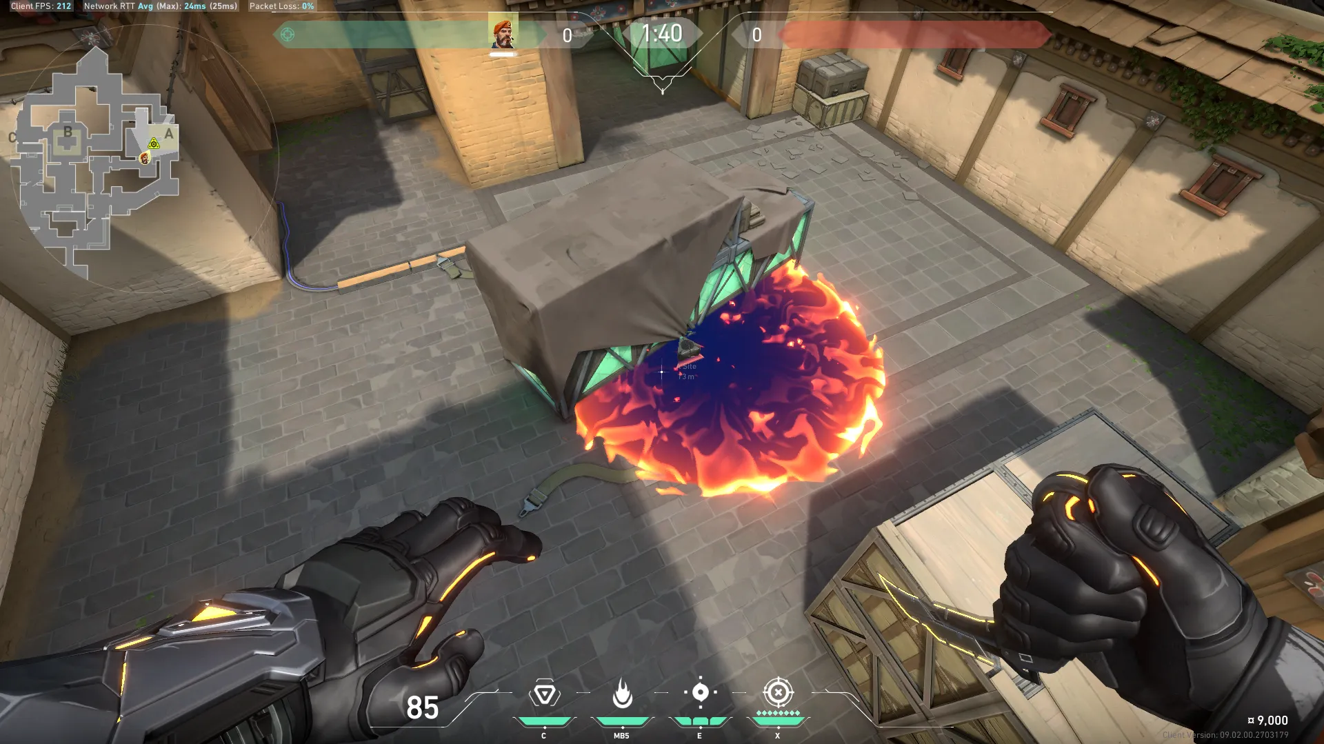 Brimstone Incendiary on Haven Attack Site A — step 3 of 3: Result