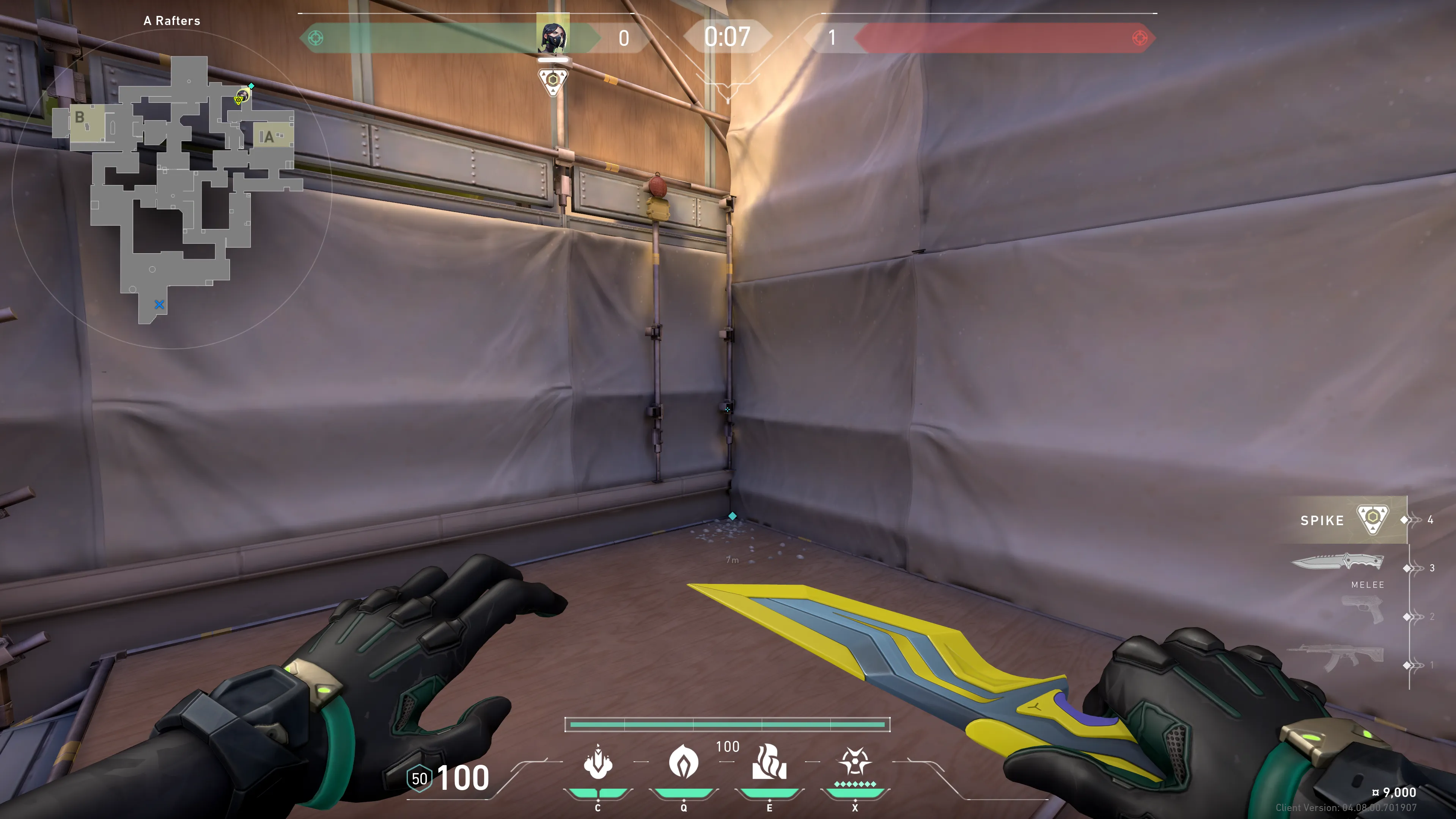 Viper Snake Bite on Ascent Defense Site A — step 1 of 3: Position — where to stand