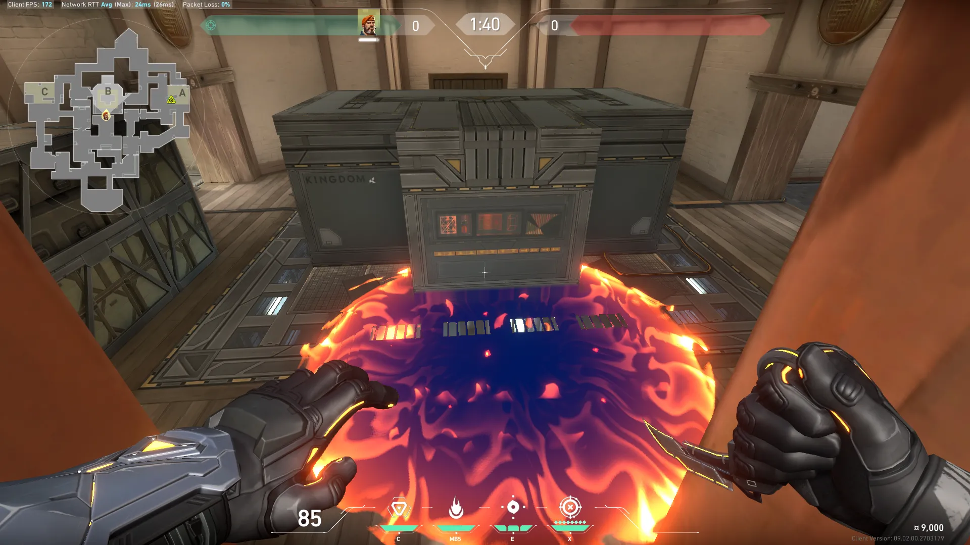 Brimstone Incendiary on Haven Attack Site B — step 3 of 3: Result