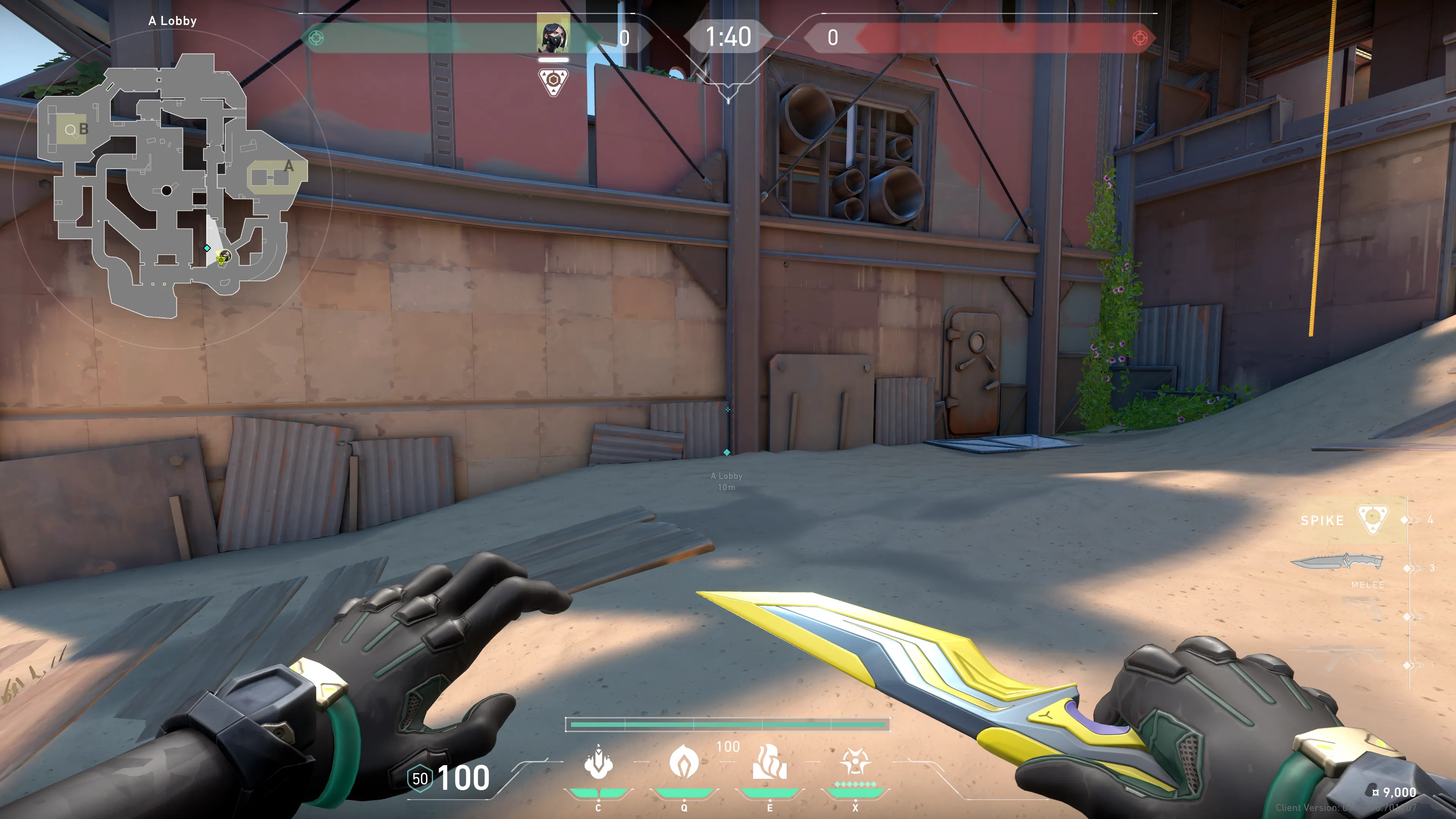 Viper Snake Bite on Breeze Attack Site A — step 1 of 3: Position — where to stand