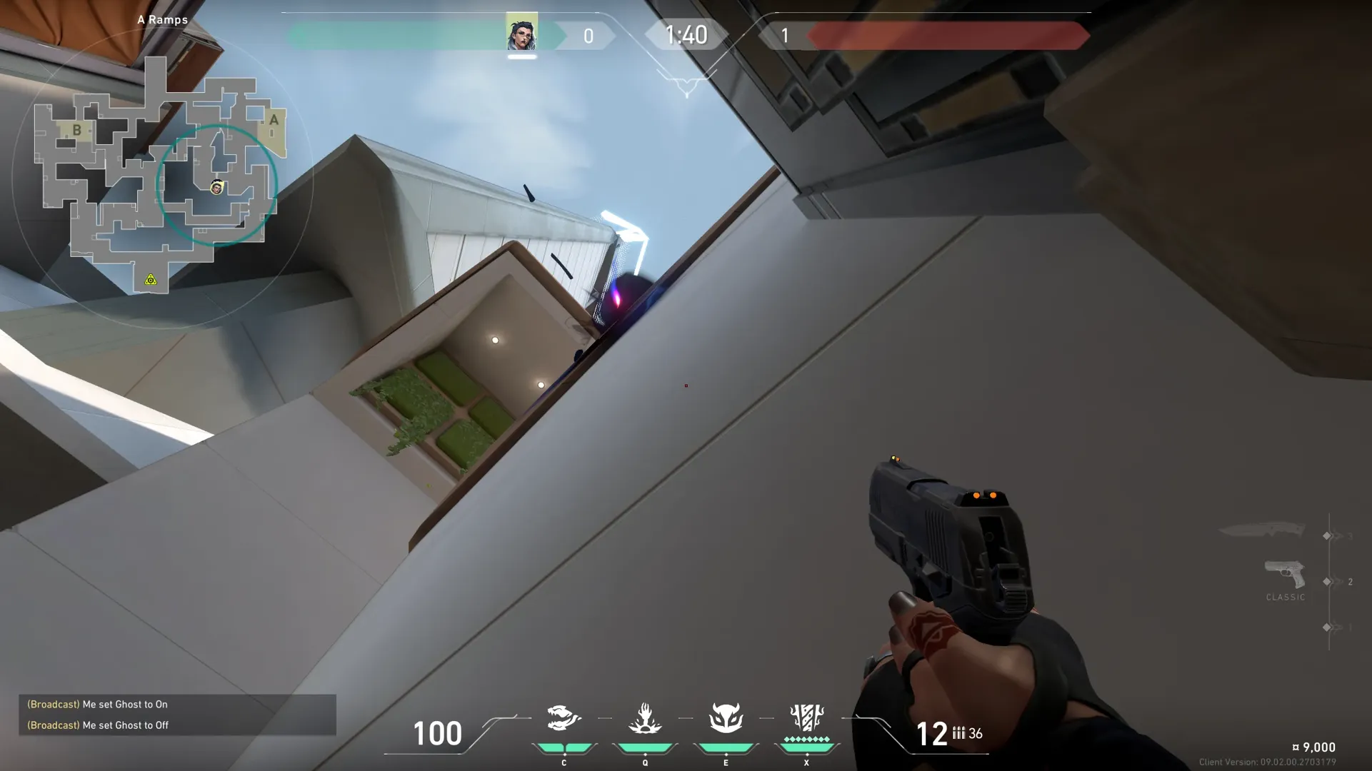 Fade Haunt on Split Attack Site A — step 5 of 5: Result