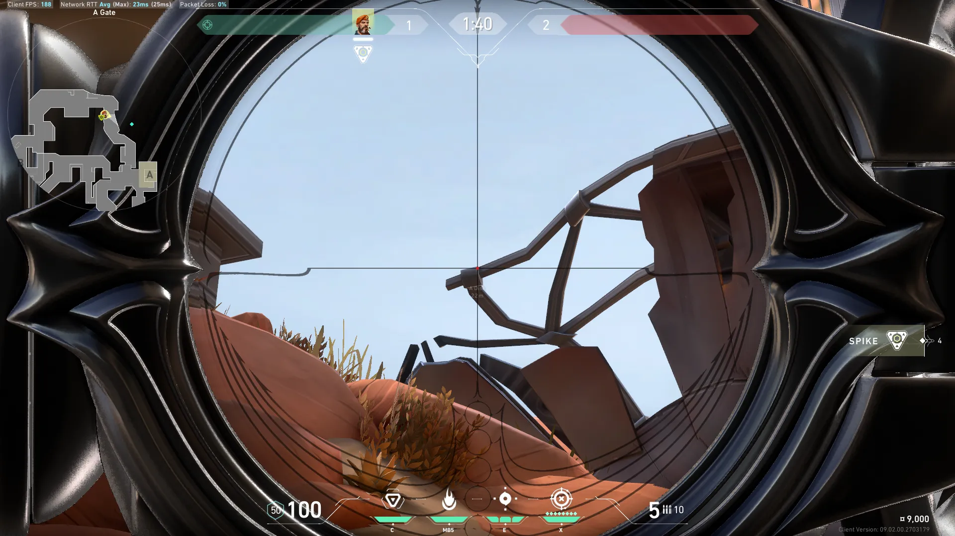 Brimstone Incendiary on Fracture Attack Site A — step 3 of 5: Aim — line up the shot