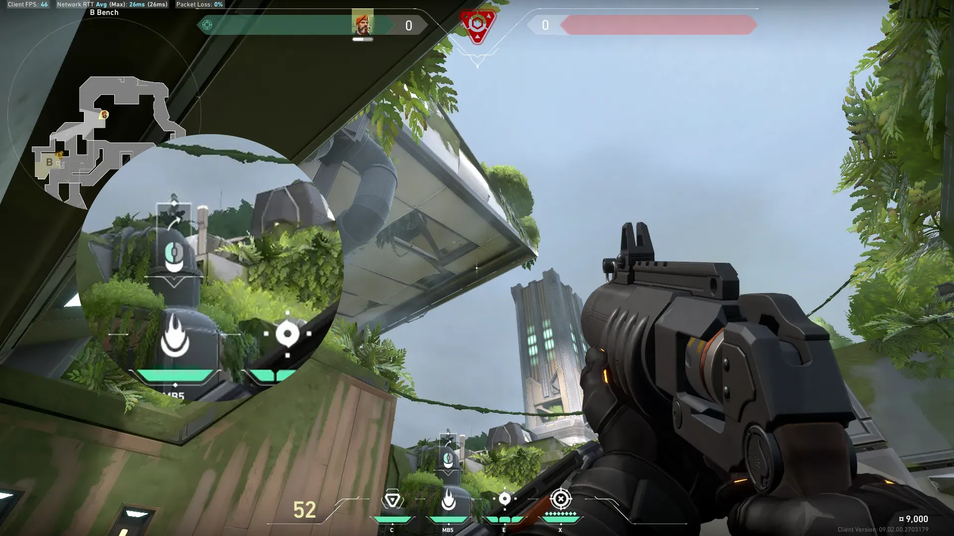 Brimstone Incendiary on Fracture Attack Site B — step 4 of 5: Aim — line up the shot