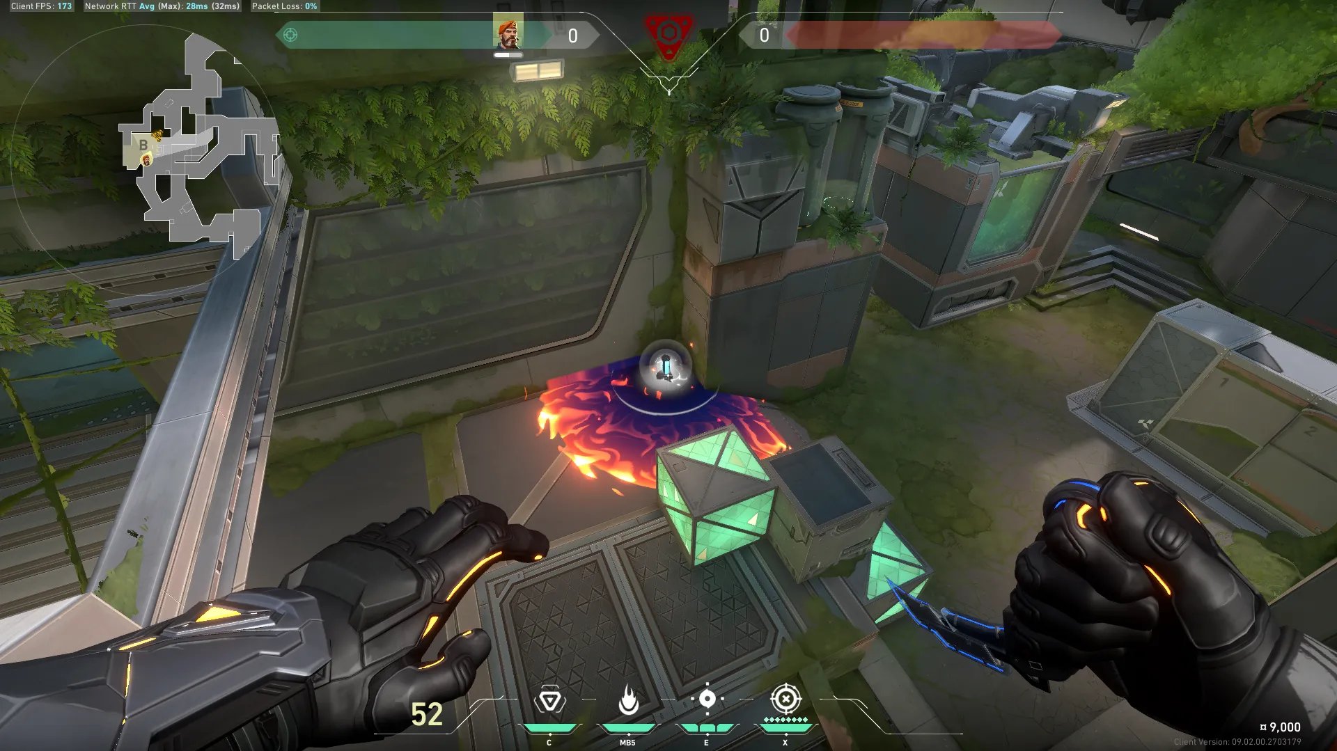 Brimstone Incendiary on Fracture Attack Site B — step 5 of 5: Result
