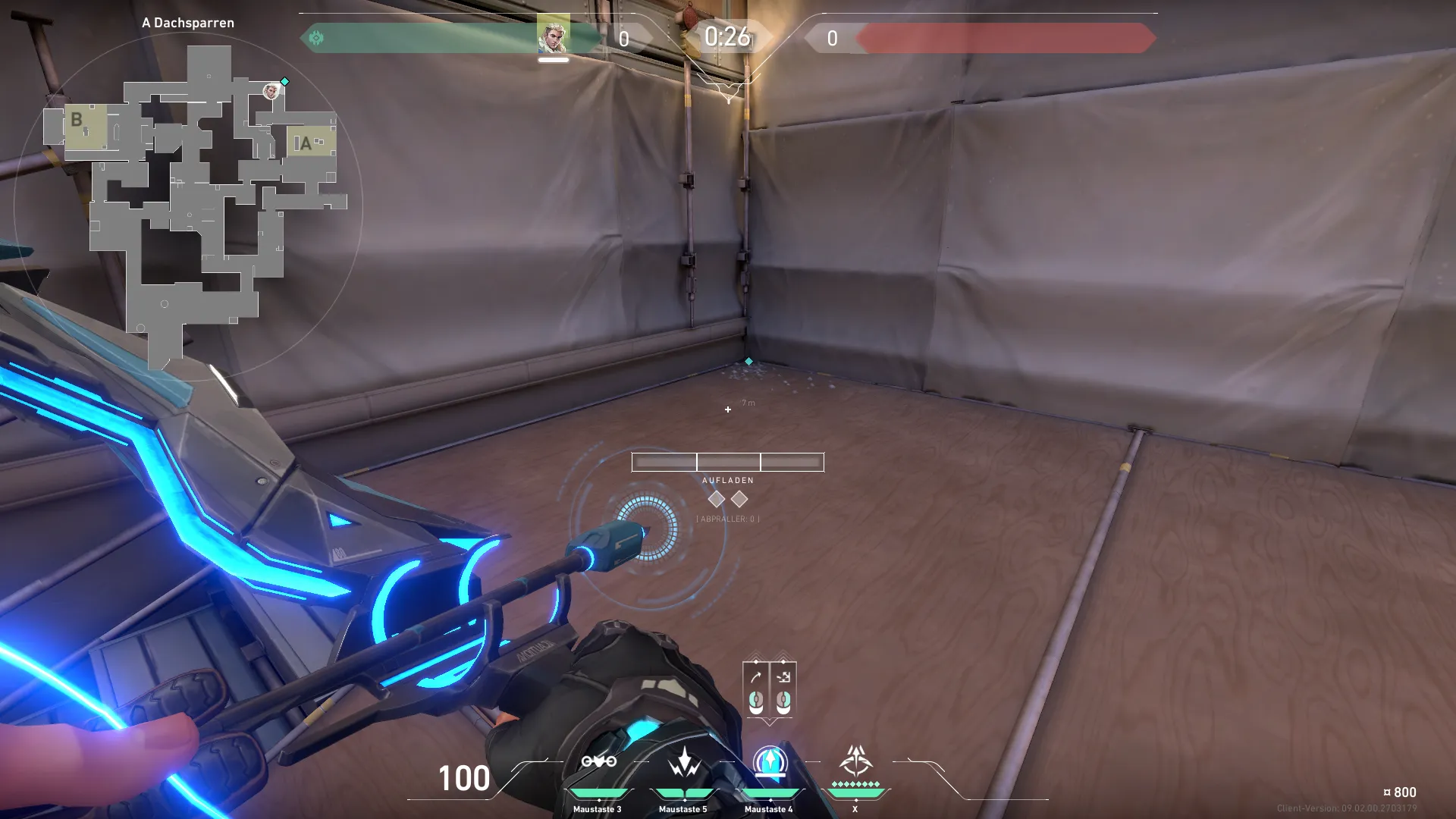 Sova Recon Bolt on Ascent Defense Site A — step 1 of 3: Position — where to stand