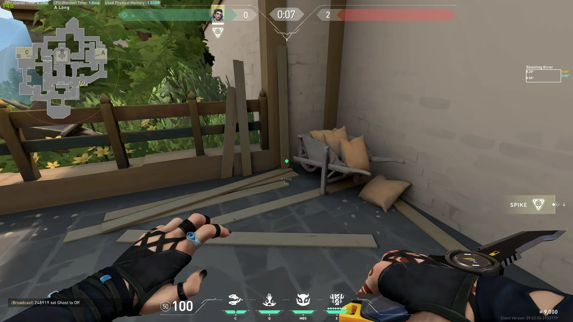 A Site Attacking Haunt — Fade lineup on Haven