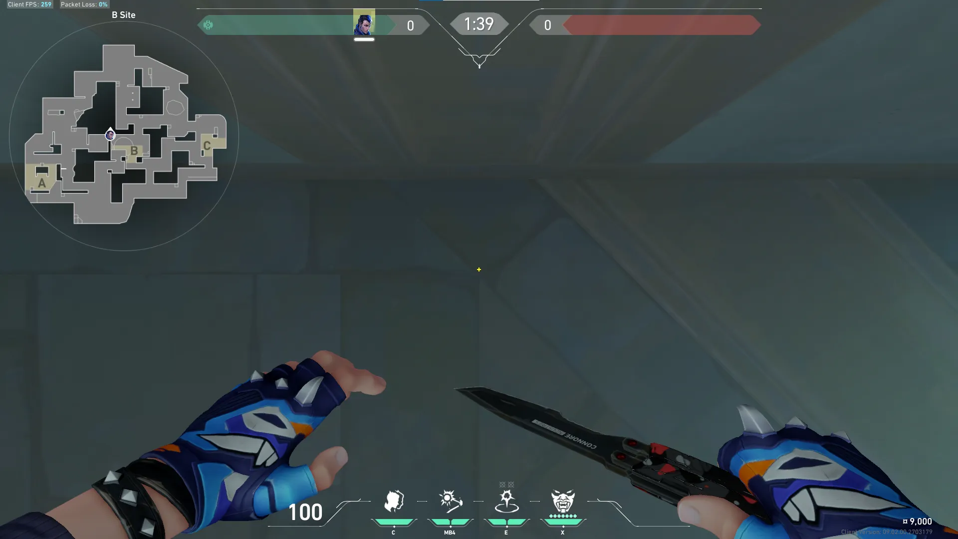 Yoru Gatecrash on Lotus Defense Site C — step 2 of 4: Aim — line up the shot