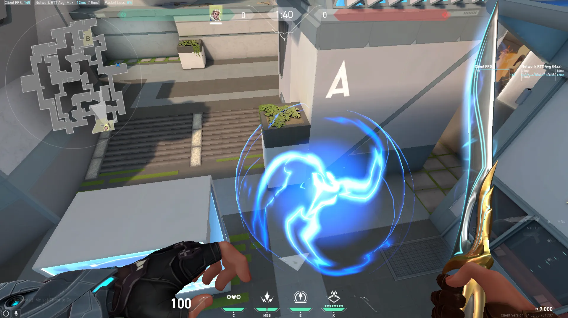 Sova Shock Bolt on Split Attack Site A — step 4 of 4: Result