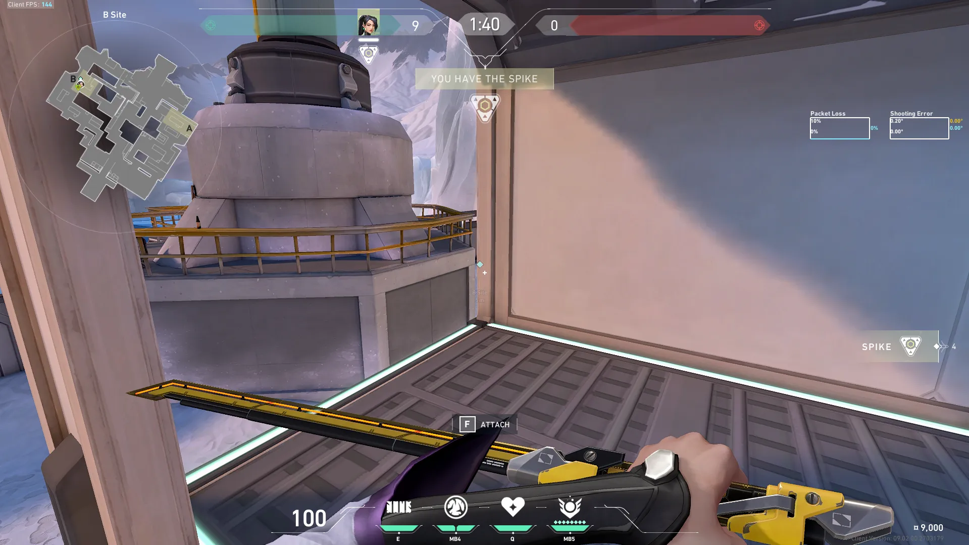 Anti-defuse B Tower Wall — Sage lineup on Icebox