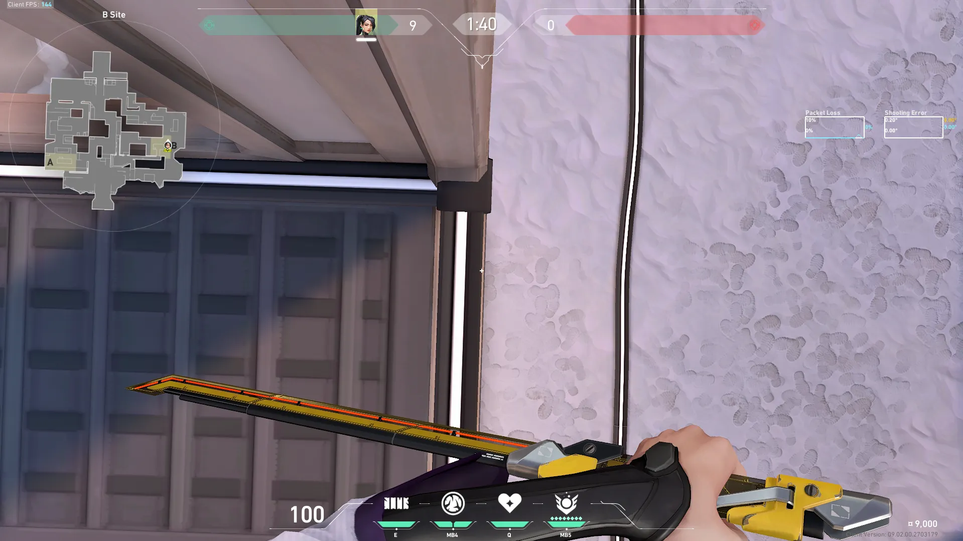 Sage Barrier Orb on Icebox Defense Site B — step 2 of 6: Aim — line up the shot
