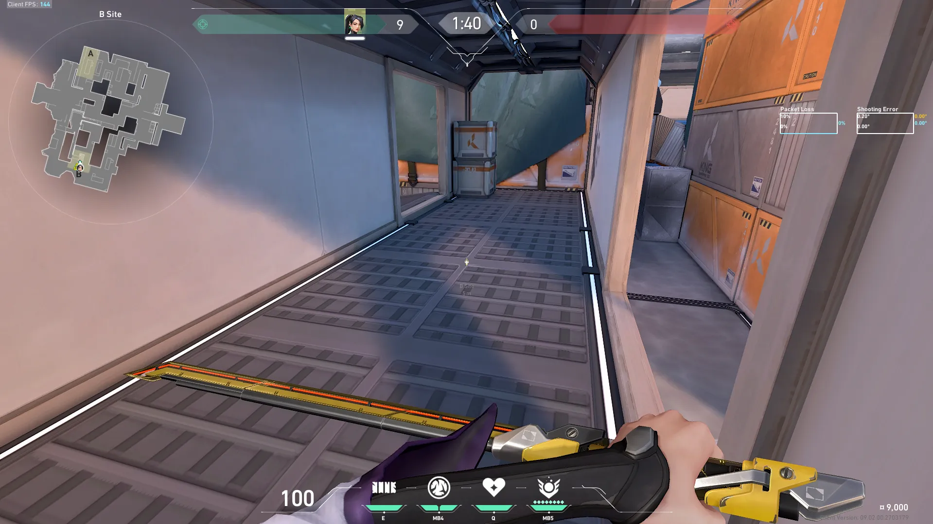 Sage Barrier Orb on Icebox Defense Site B — step 3 of 6: Aim — line up the shot