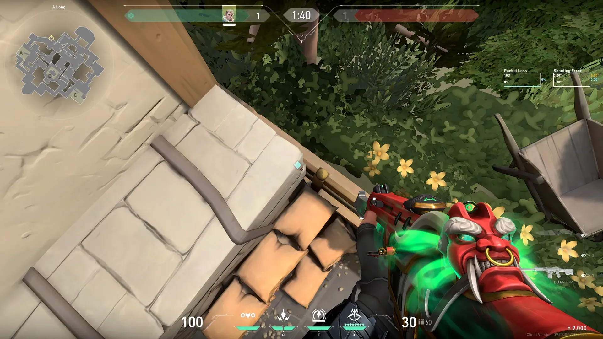 Sova Recon Bolt on Haven Attack Site A — step 1 of 3: Position — where to stand