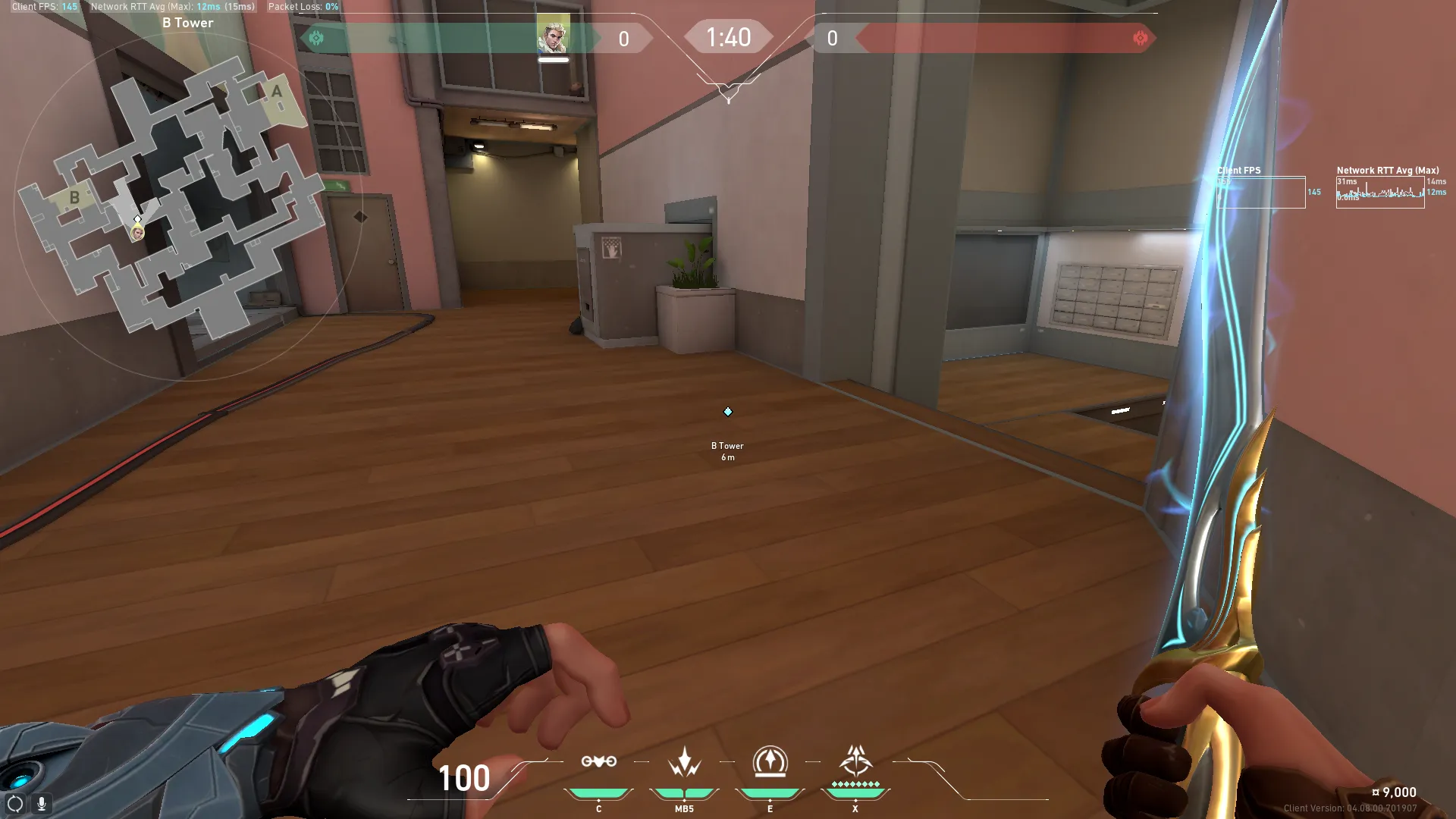 Sova Shock Bolt on Split Defense Site B — step 1 of 3: Position — where to stand