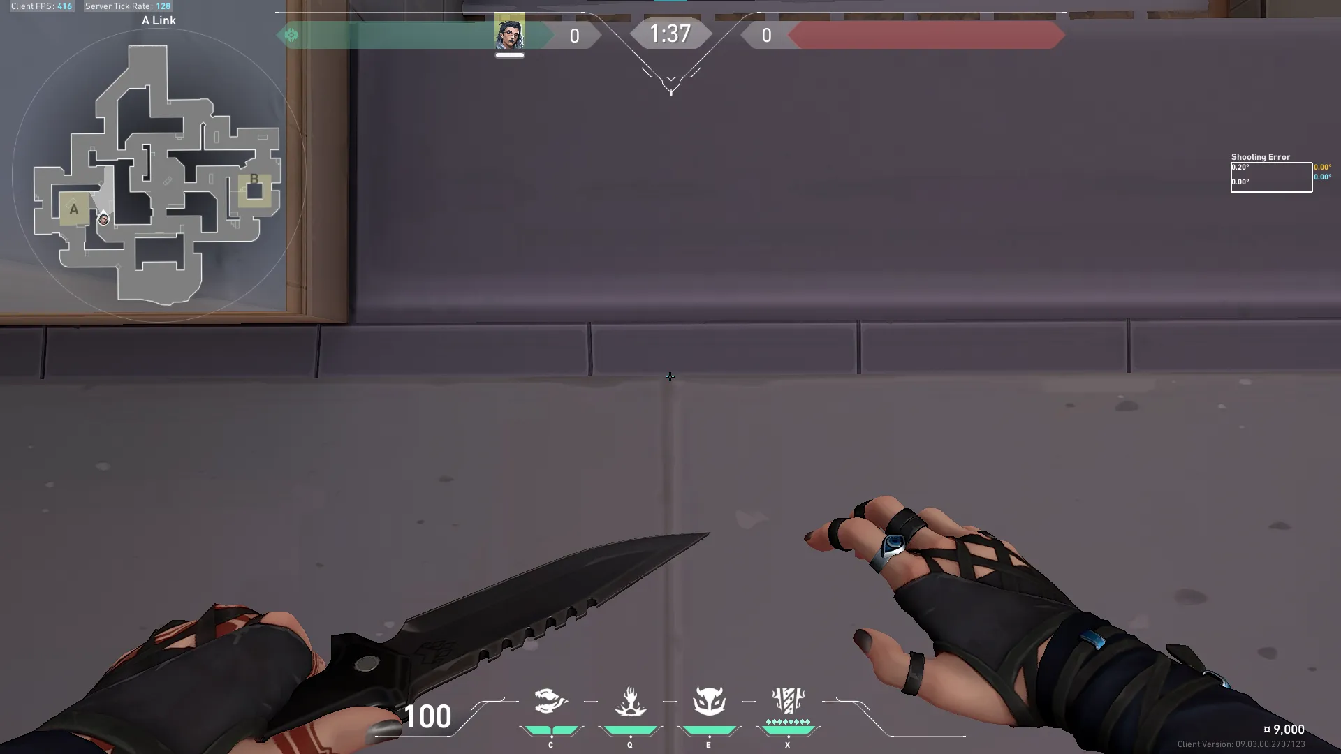 Fade Haunt on Sunset Defense Mid — step 2 of 6: Aim — line up the shot