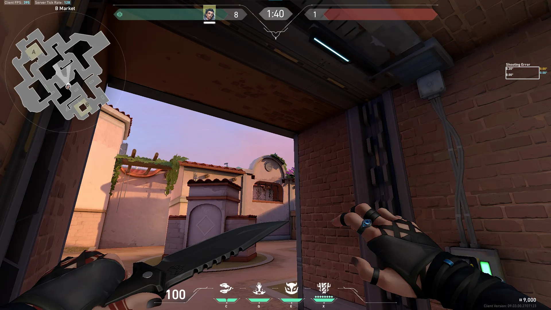 Fade Haunt on Sunset Defense Mid — step 2 of 5: Aim — line up the shot