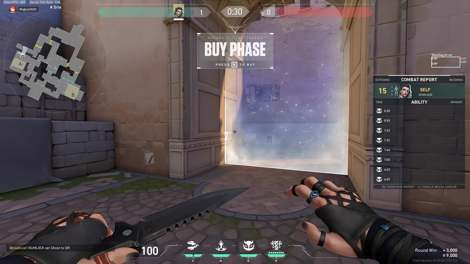 Fade Haunt on Ascent Attack Site A — step 1 of 4: Position — where to stand