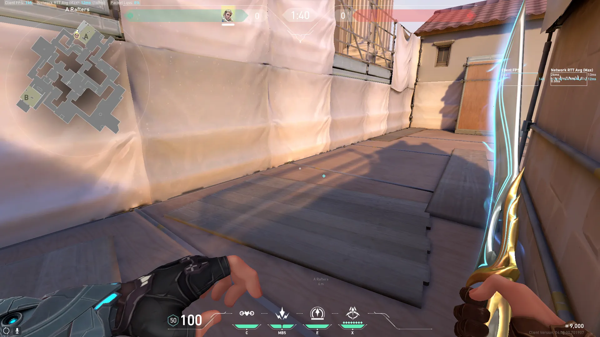 Sova Shock Bolt on Ascent Defense Site A — step 1 of 3: Position — where to stand