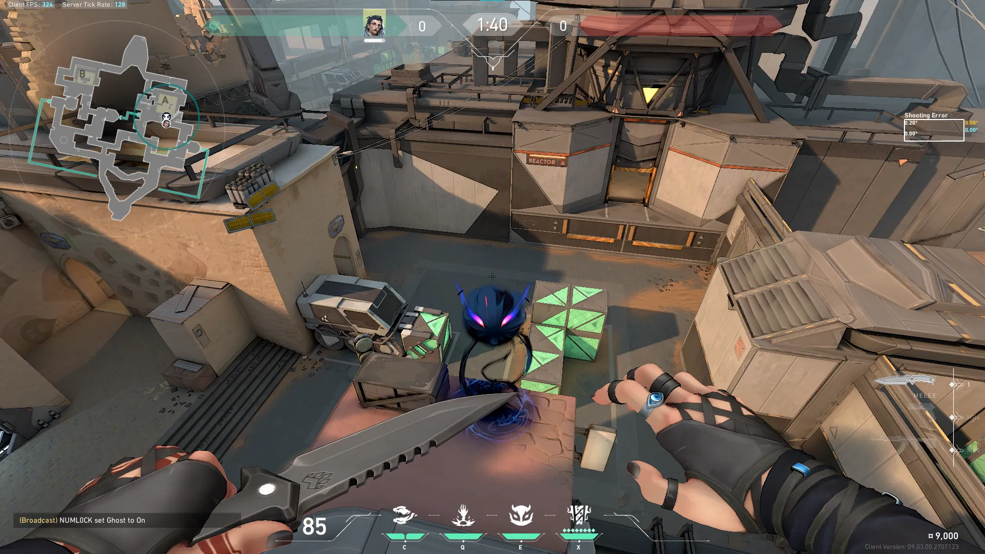 Fade Haunt on Bind Attack Site A — step 5 of 5: Result