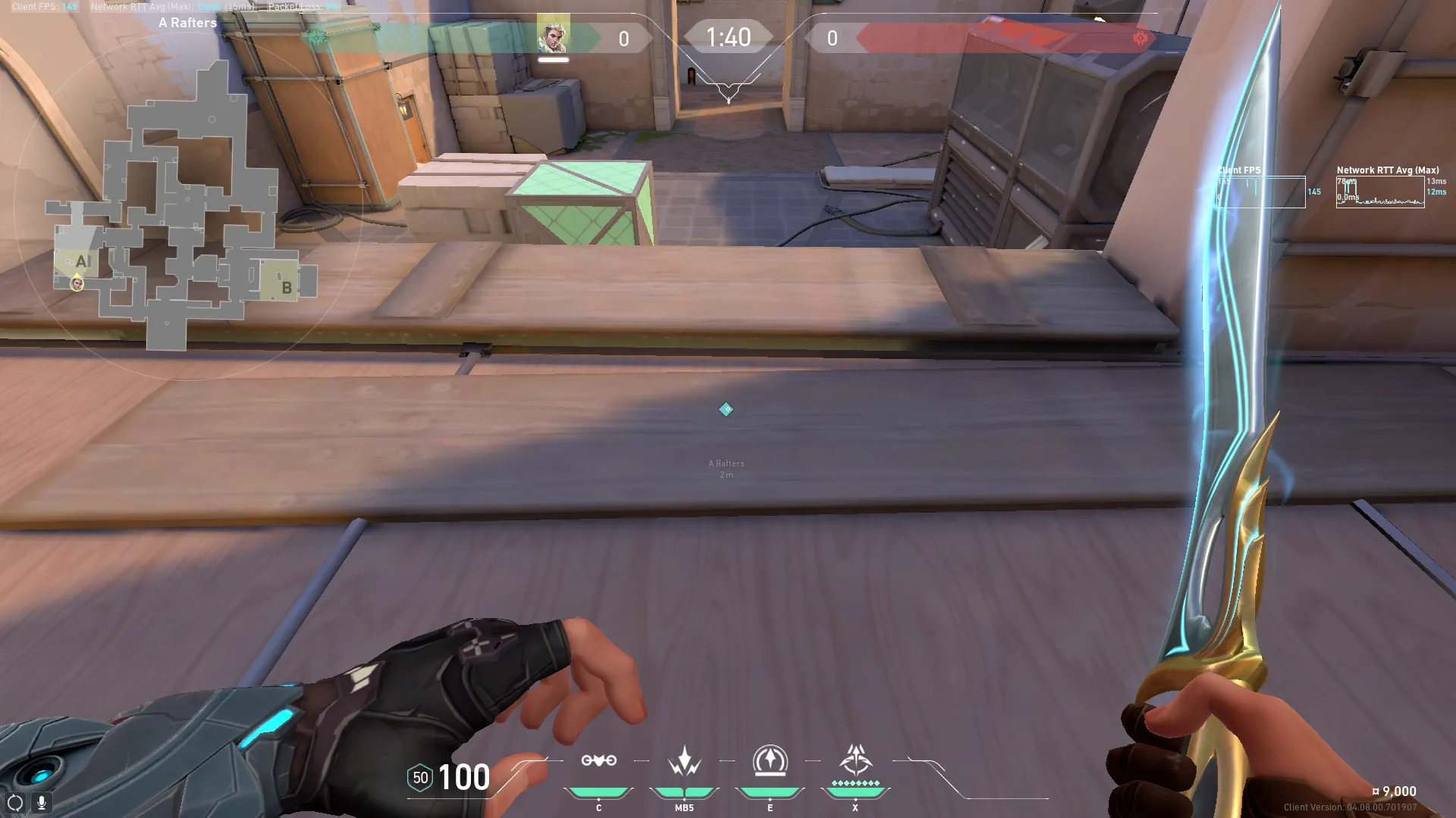 Sova Shock Bolt on Ascent Defense Site A — step 1 of 3: Position — where to stand