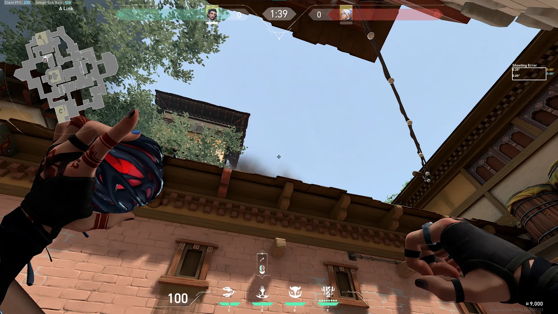 Fade Seize on Haven Defense Site A — step 2 of 3: Aim — line up the shot