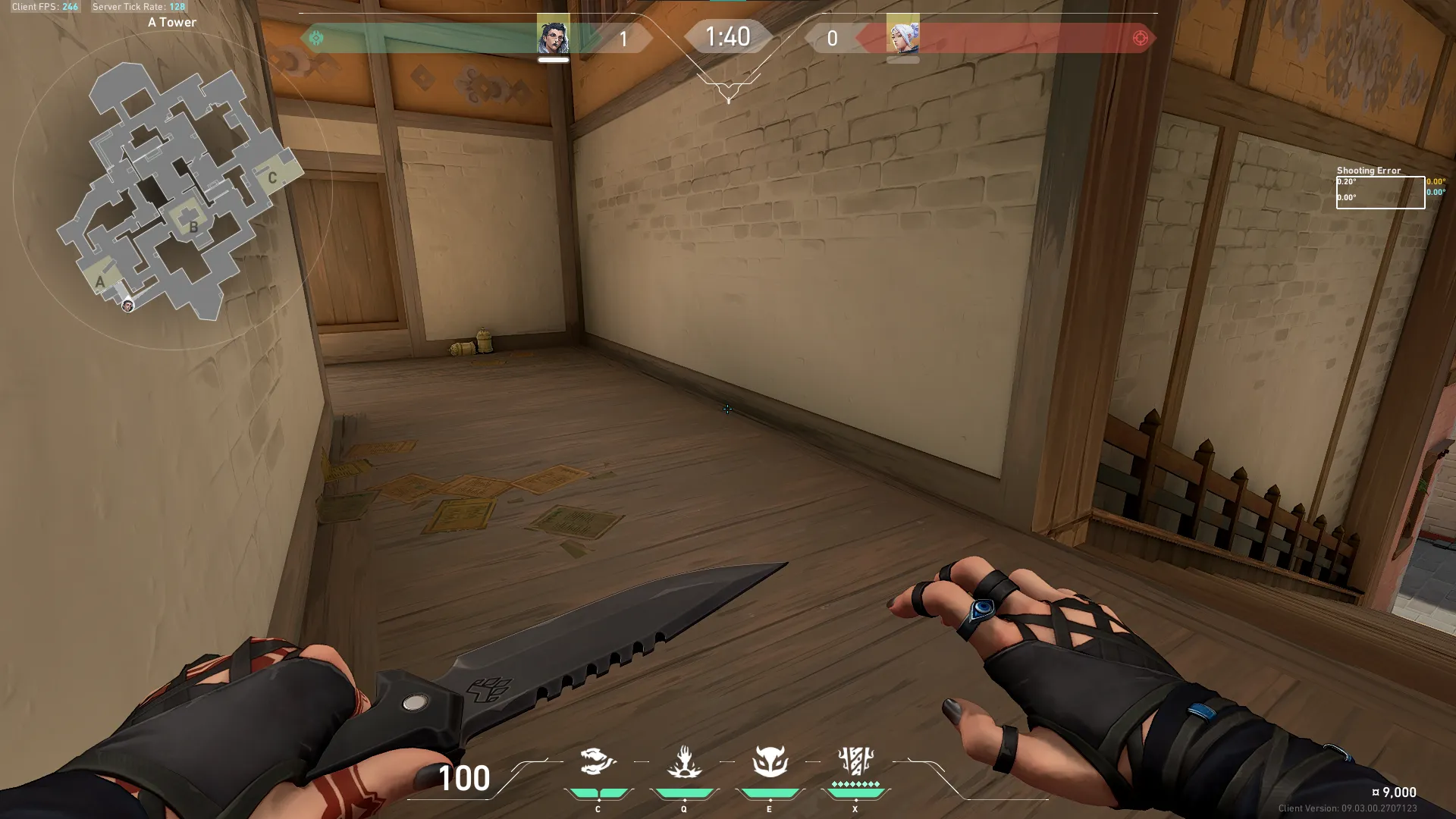 Fade Haunt on Haven Defense Site A — step 1 of 5: Position — where to stand