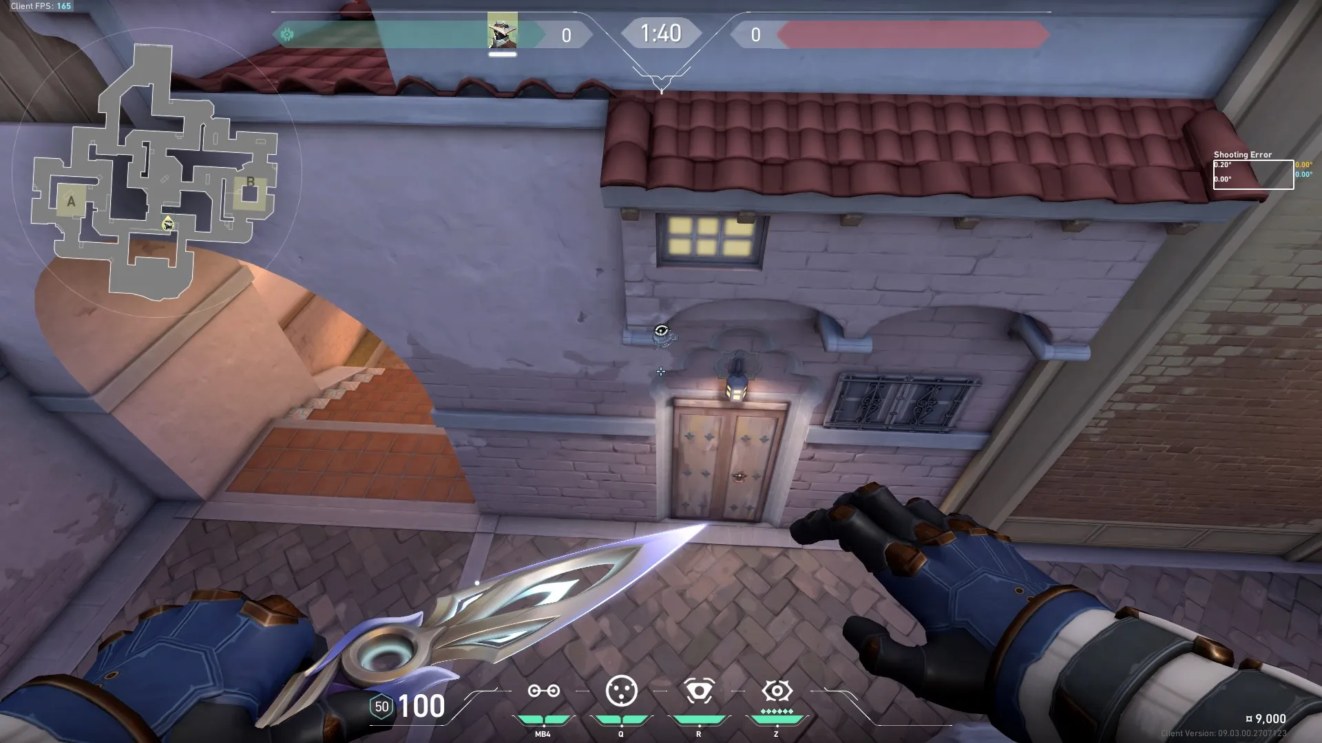 Cypher Cyber Cage on Sunset Defense Mid — step 3 of 4: Aim — line up the shot