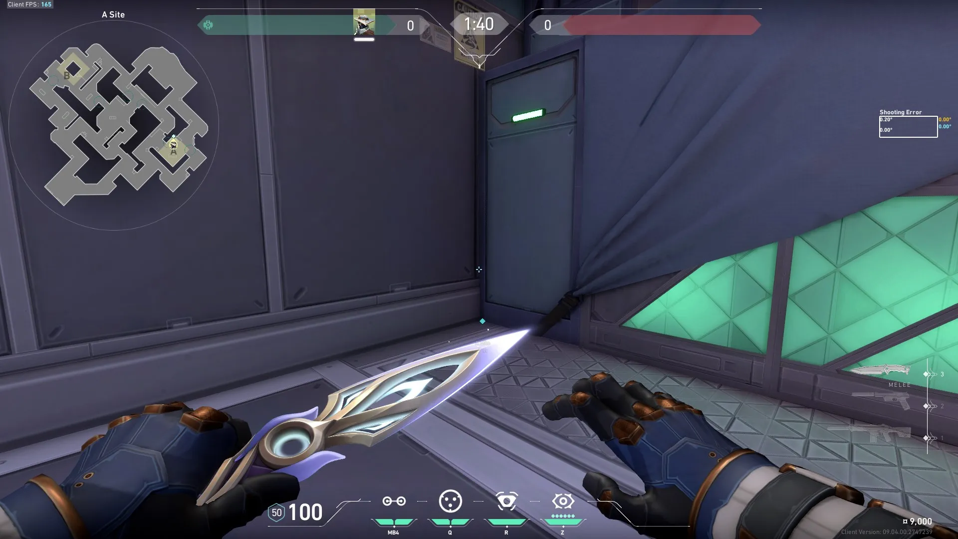 Cypher Cyber Cage on Sunset Defense Site A — step 1 of 5: Position — where to stand