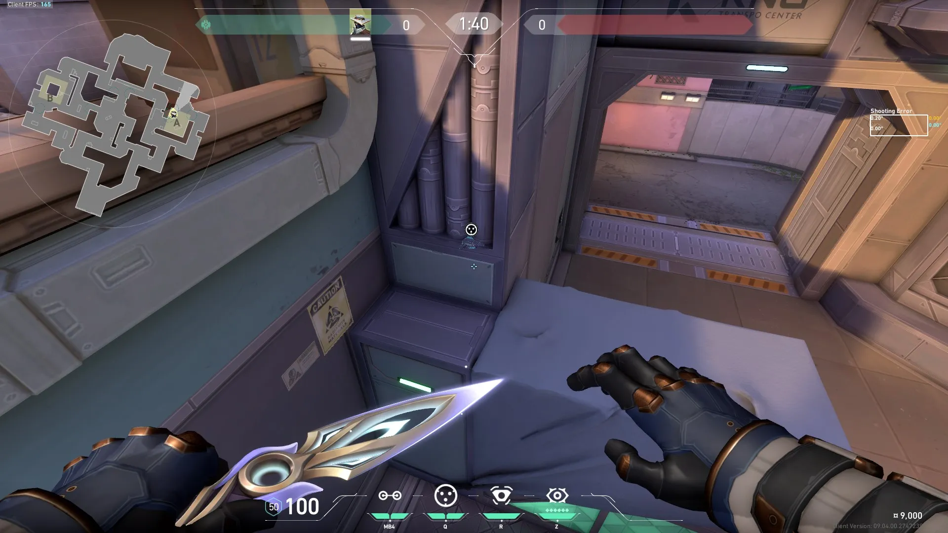 Cypher Cyber Cage on Sunset Defense Site A — step 4 of 5: Aim — line up the shot