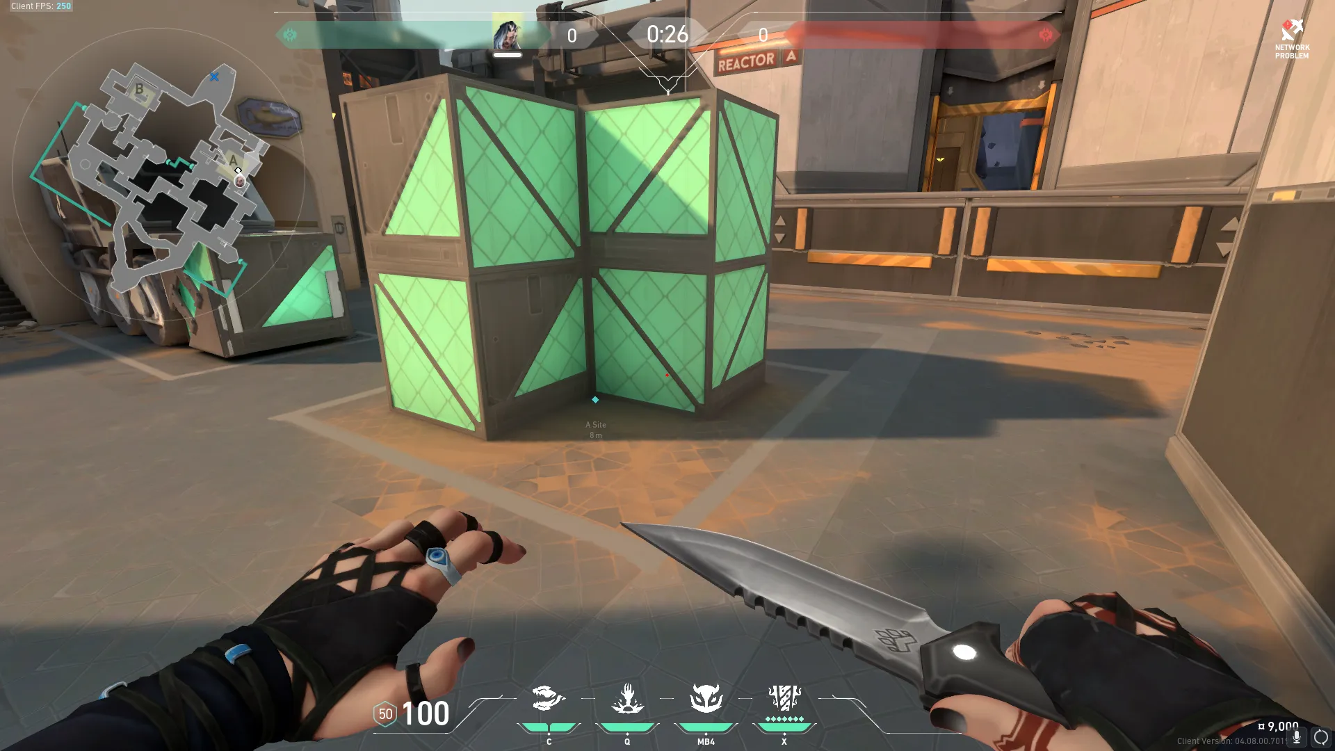 Fade Haunt on Bind Defense Site A — step 1 of 3: Position — where to stand