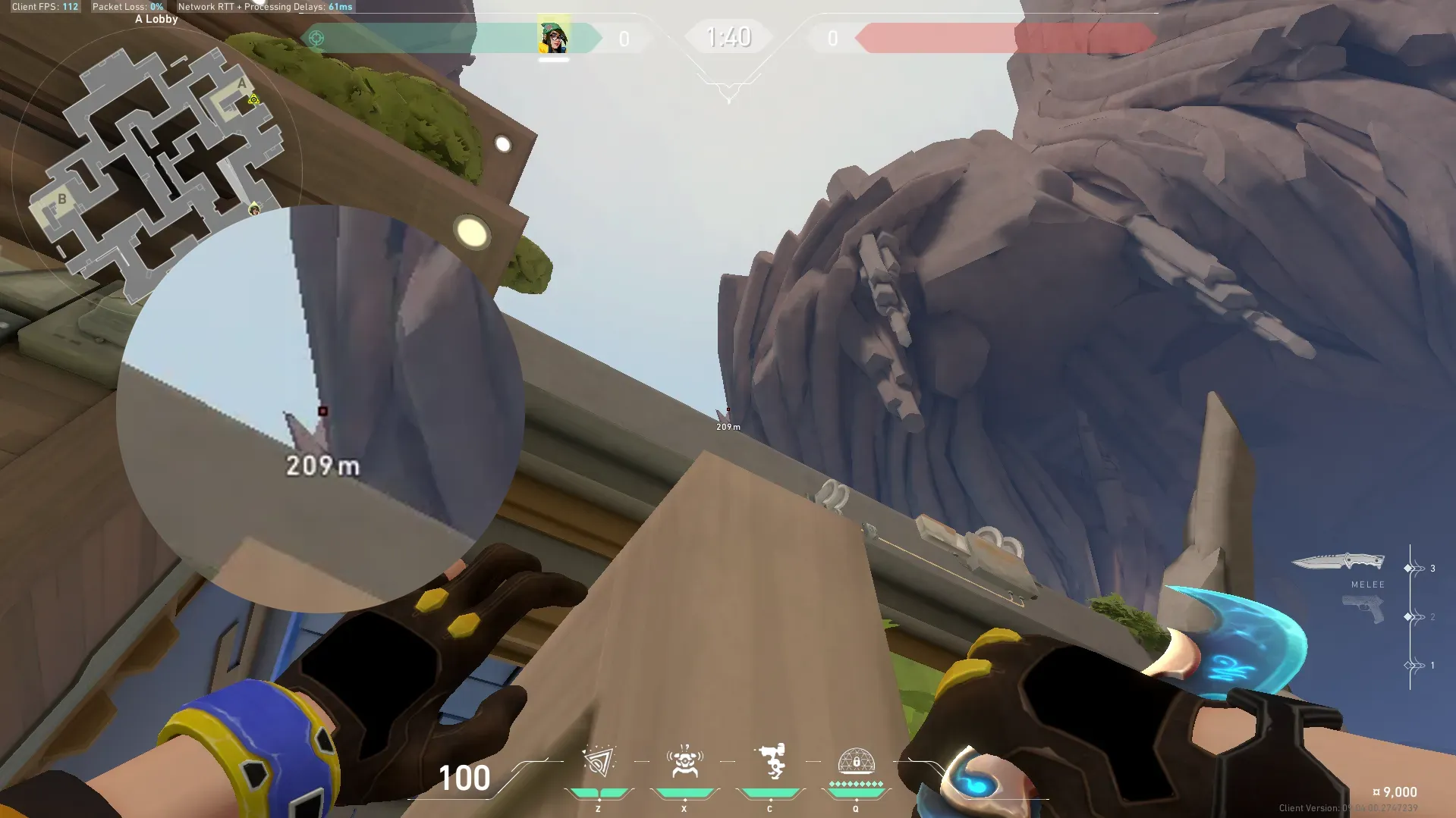 Killjoy Nanoswarm on Abyss Attack Site A — step 2 of 4: Aim — line up the shot