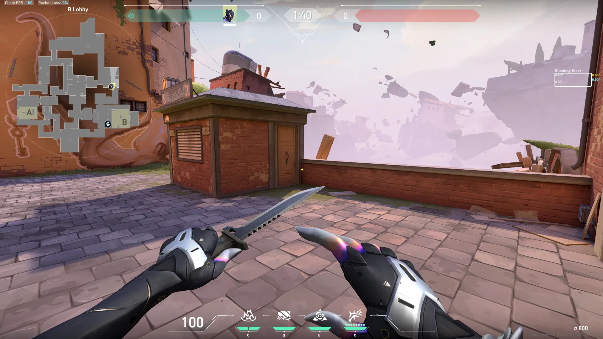 Vyse Razorvine on Ascent Attack Mid — step 1 of 3: Position — where to stand