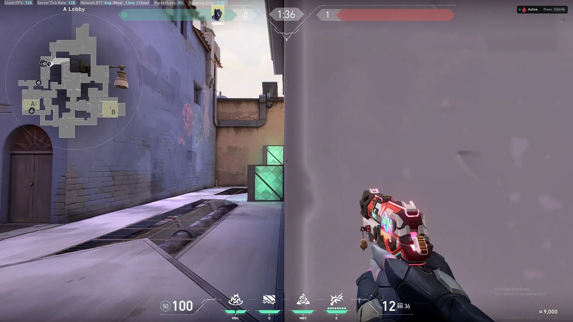 Vyse Razorvine on Ascent Attack Site A — step 1 of 3: Position — where to stand
