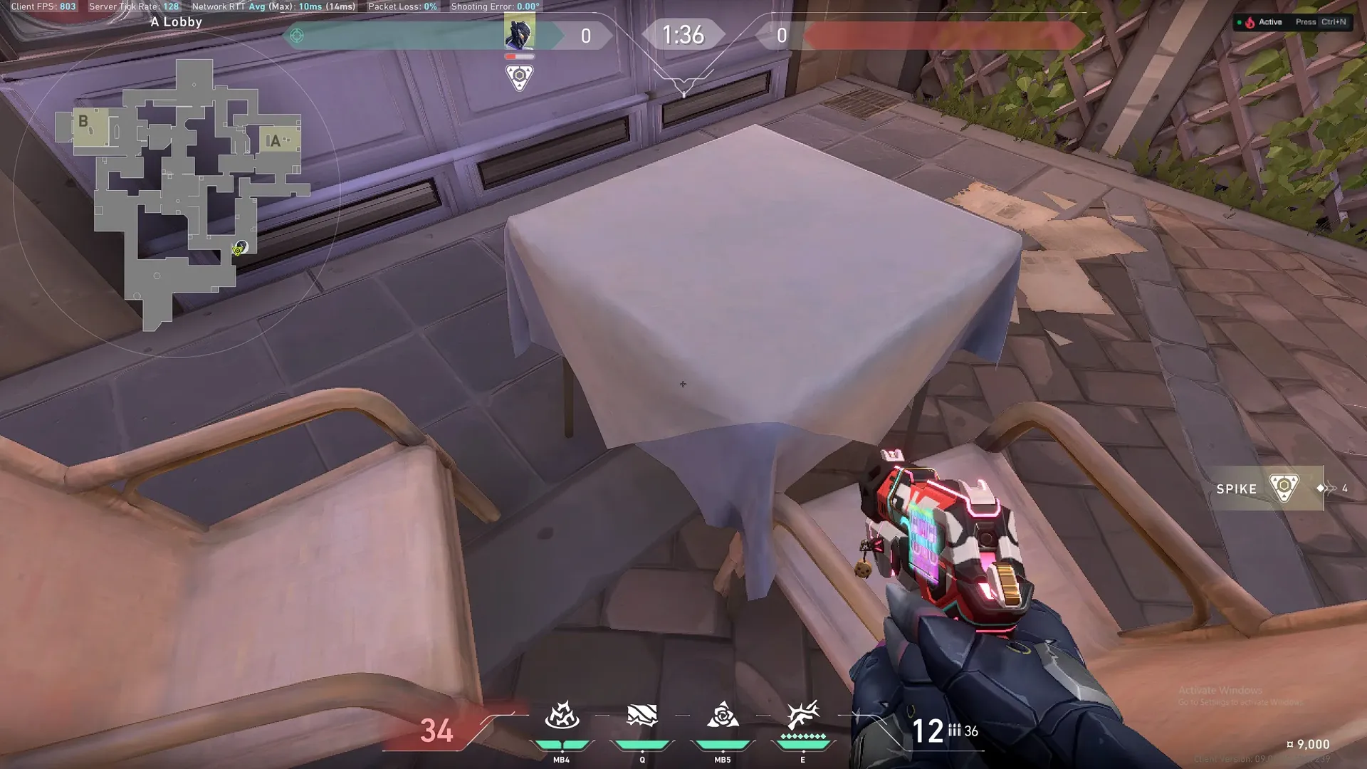 Vyse Razorvine on Ascent Attack Site A — step 1 of 3: Position — where to stand