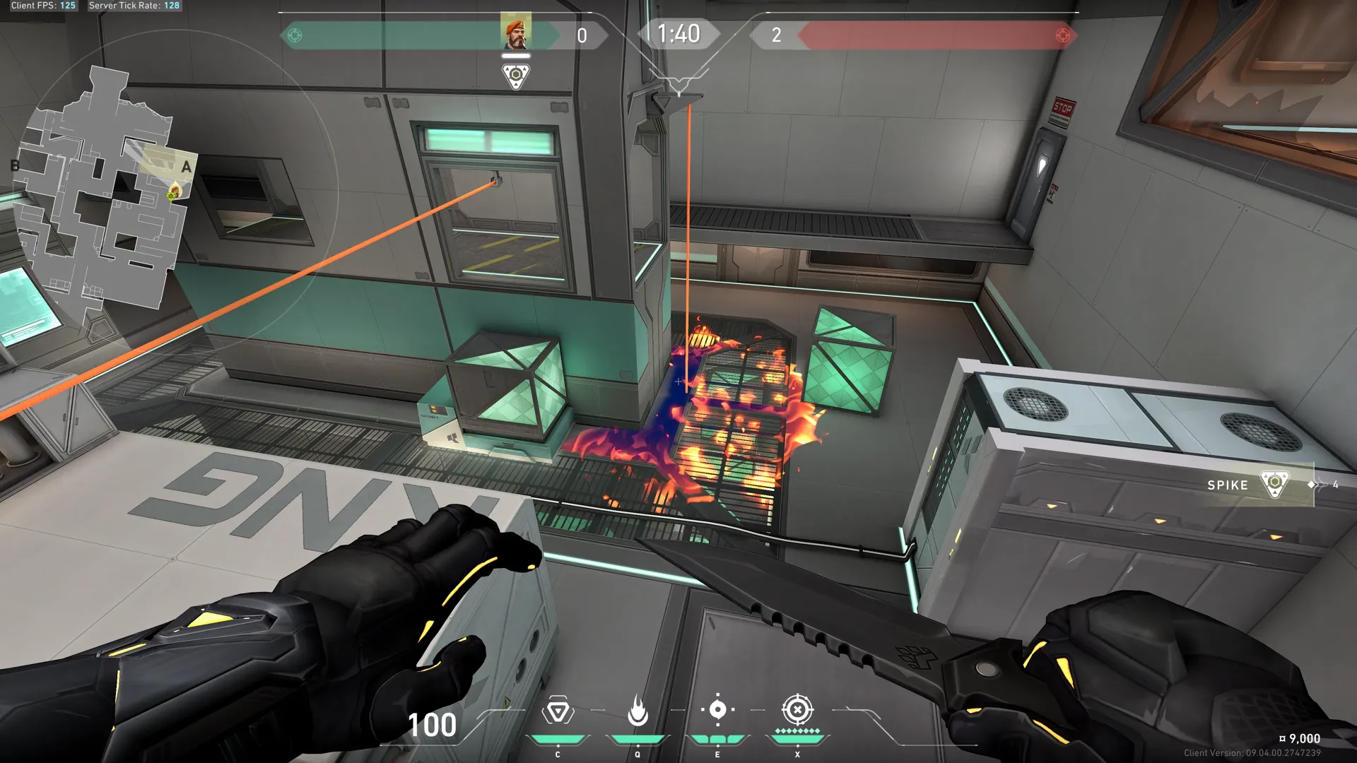 Brimstone Incendiary on Icebox Attack Site A — step 4 of 4: Result