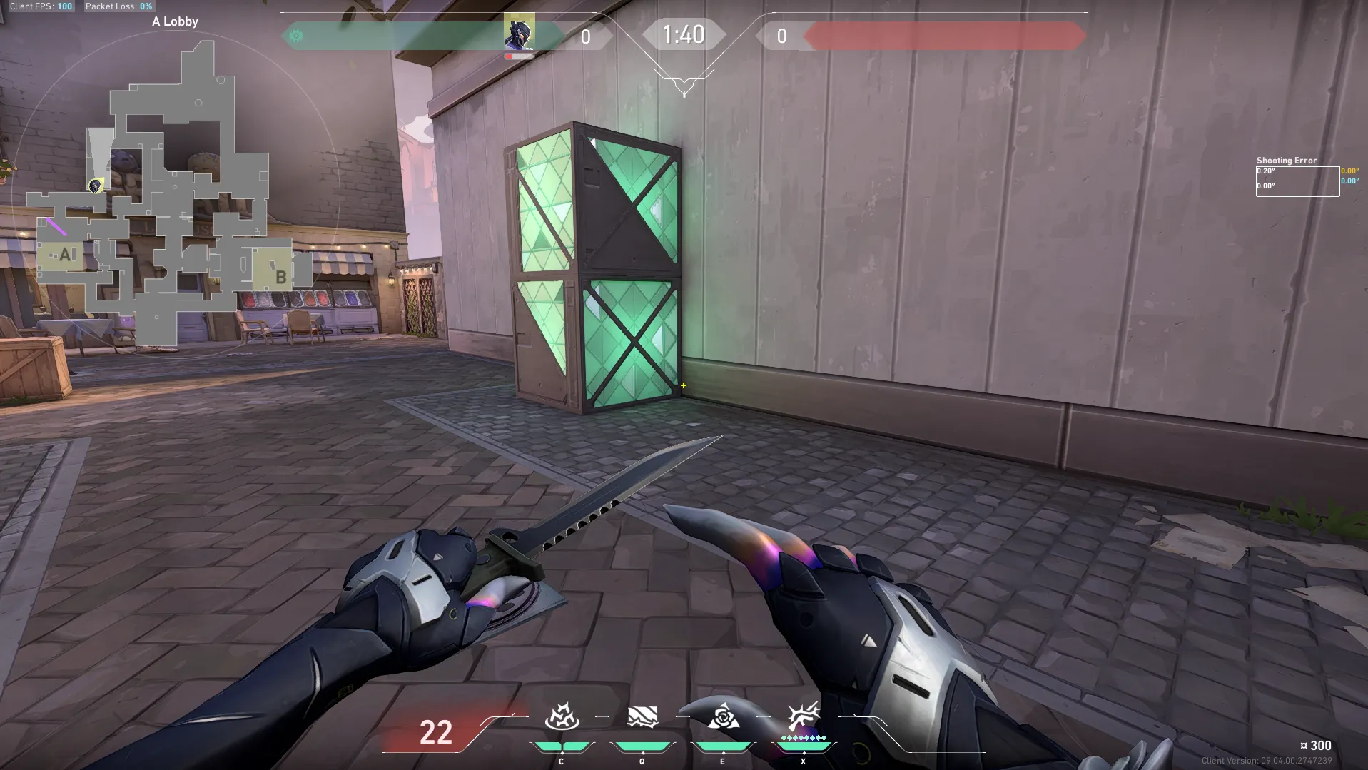 Vyse Ascent Dice Anti-peek — Vyse lineup on Ascent