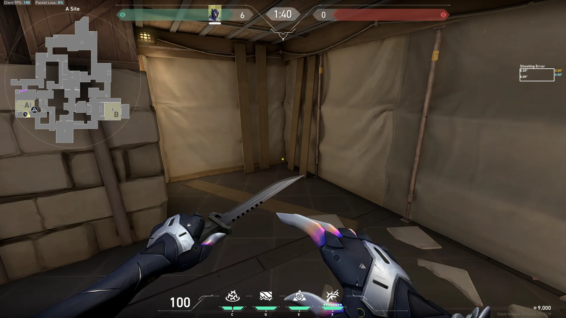 Vyse Razorvine on Ascent Defense Site A — step 1 of 3: Position — where to stand