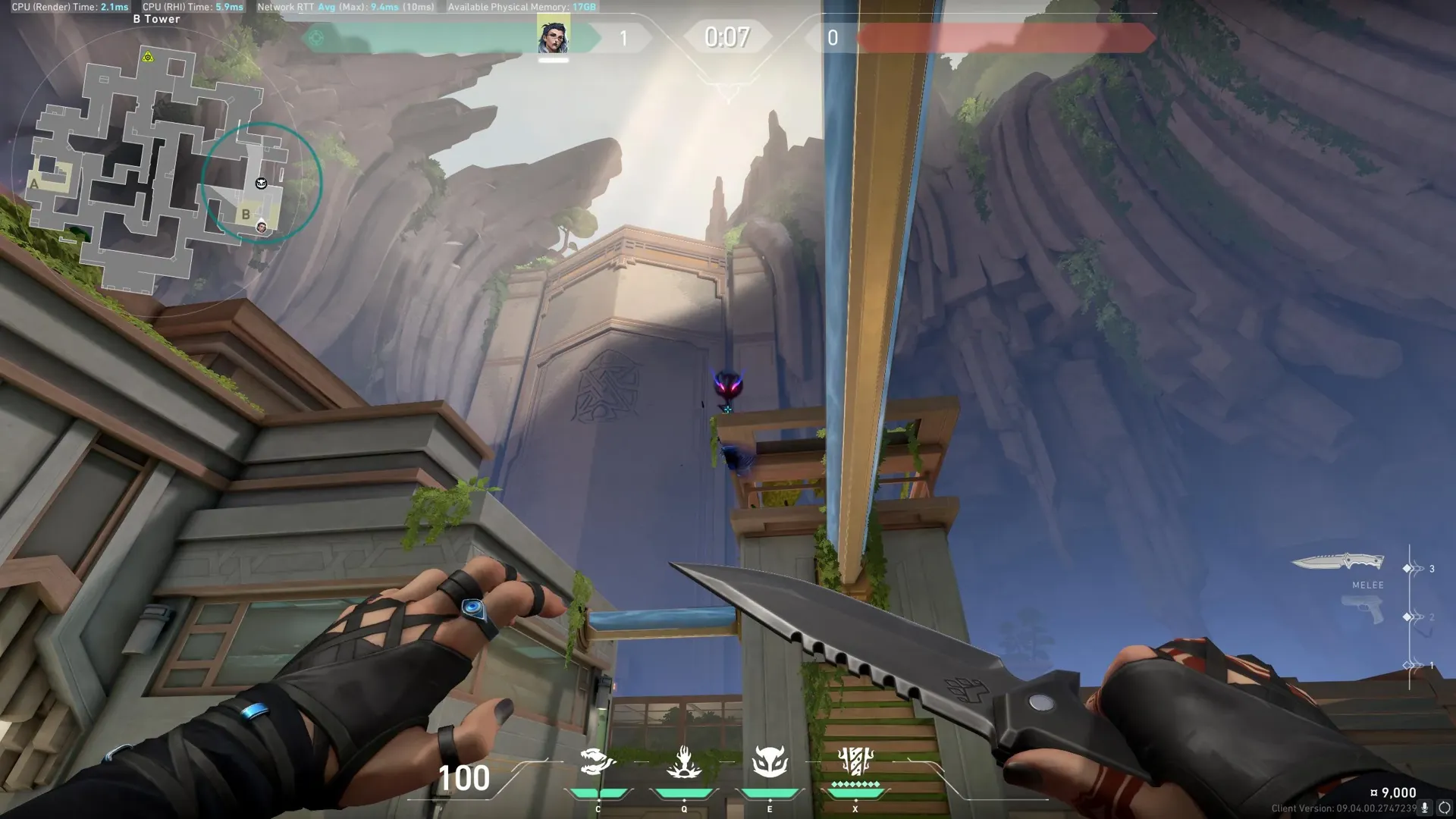 Fade Haunt on Abyss Defense Site B — step 3 of 4: Aim — line up the shot