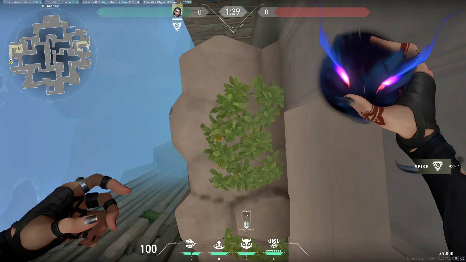 Fade Haunt on Abyss Defense Site B — step 1 of 4: Position — where to stand