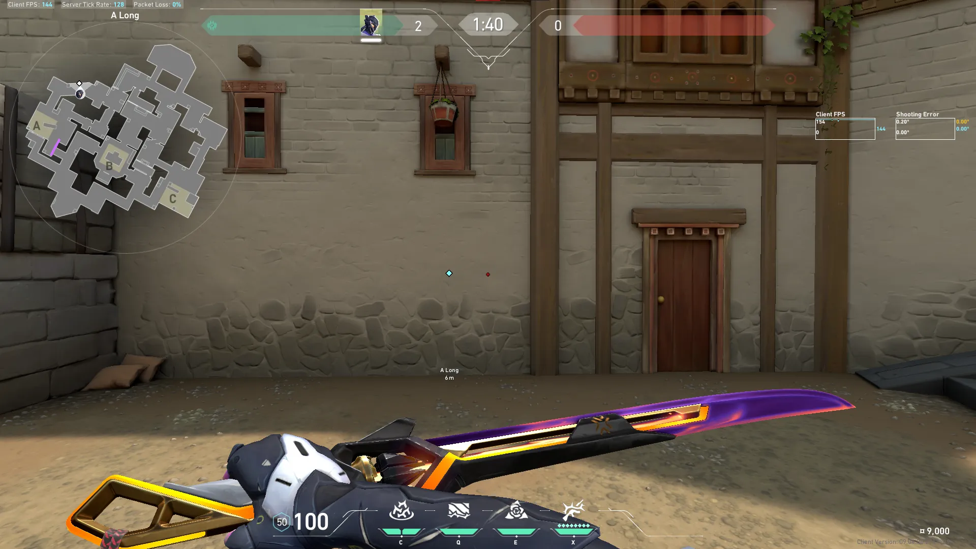 Vyse Razorvine on Haven Attack Site A — step 1 of 3: Position — where to stand