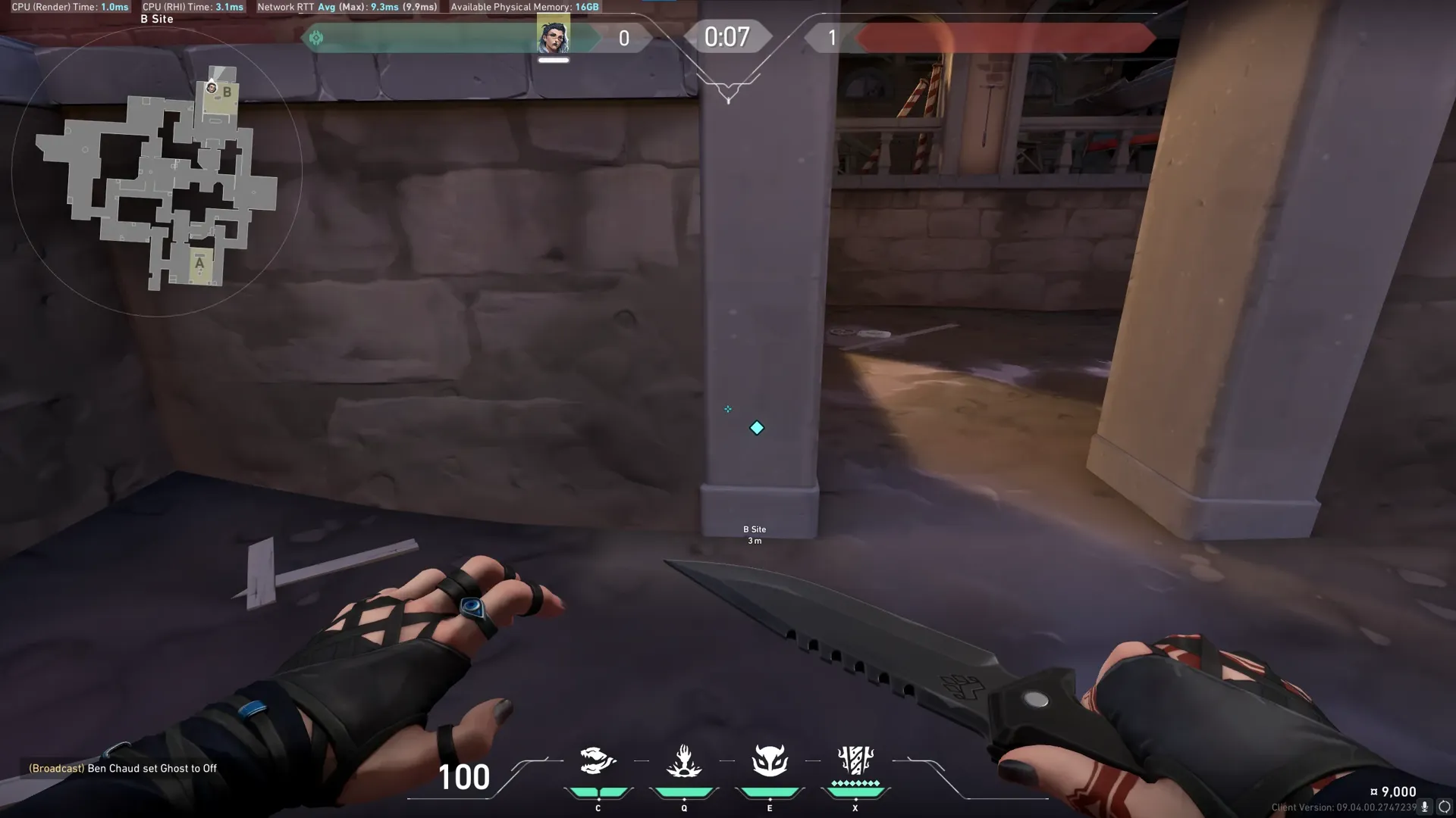 Fade Haunt on Ascent Defense Site B — step 1 of 4: Position — where to stand