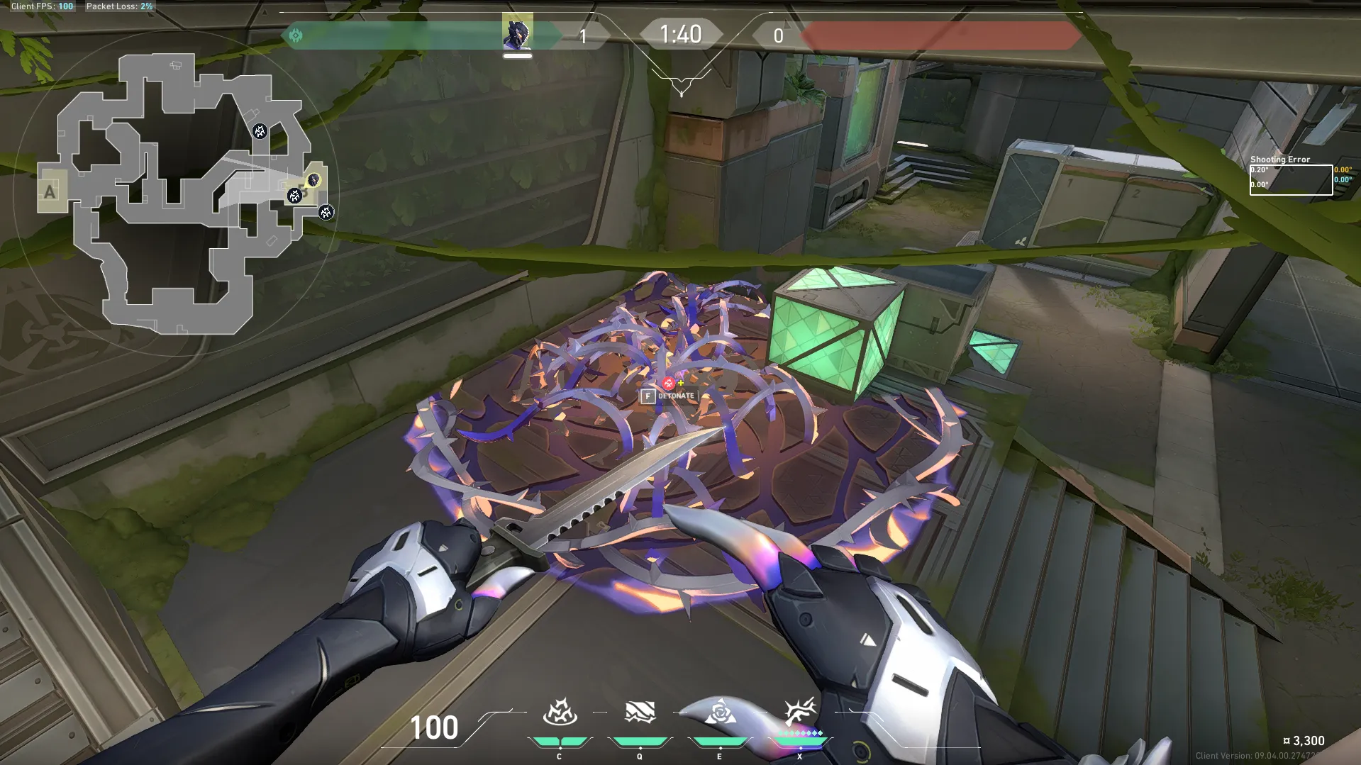 Vyse Razorvine on Fracture Attack Site B — step 3 of 3: Result