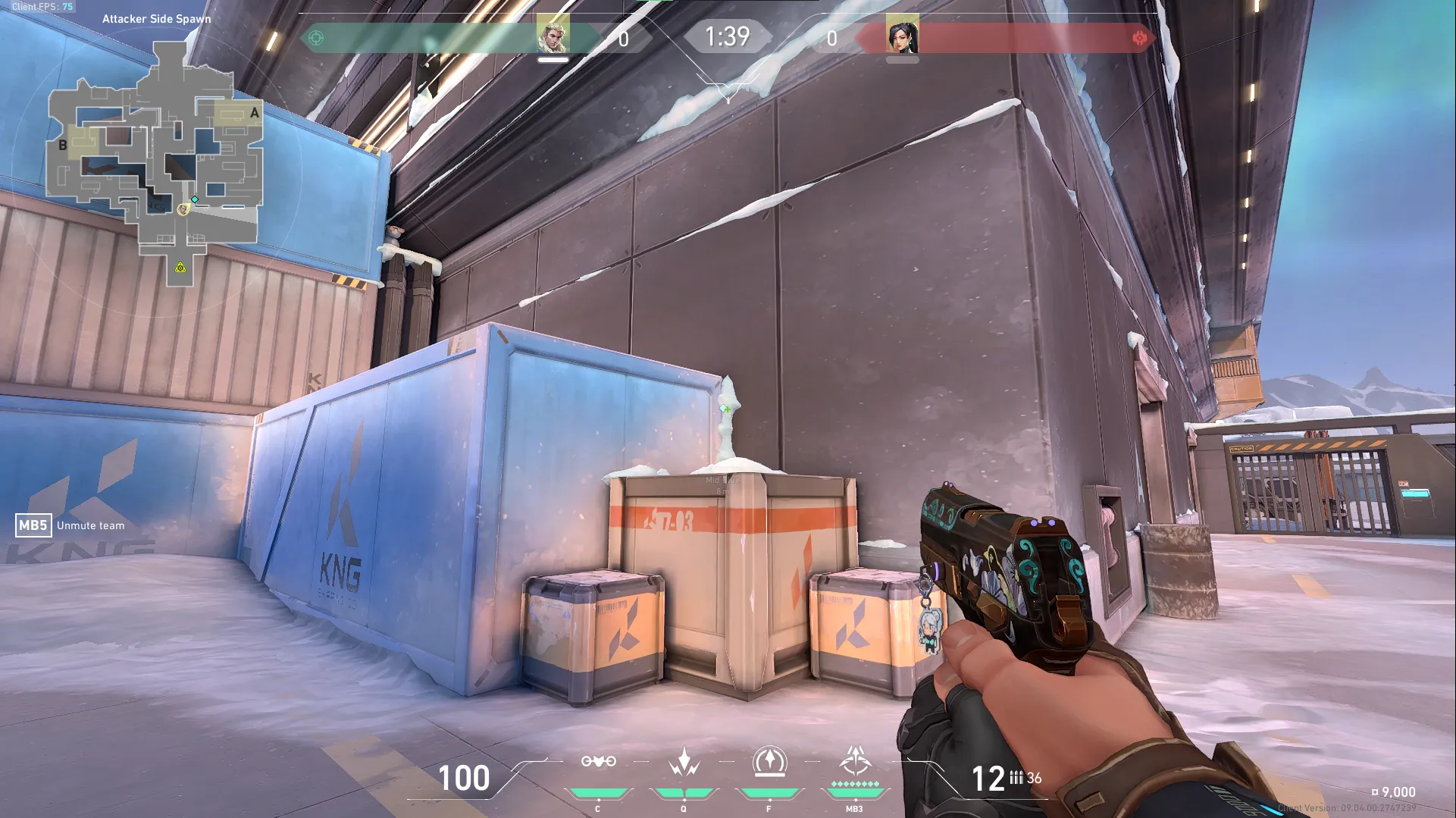 Sova A Site god Arrow — Sova lineup on Icebox