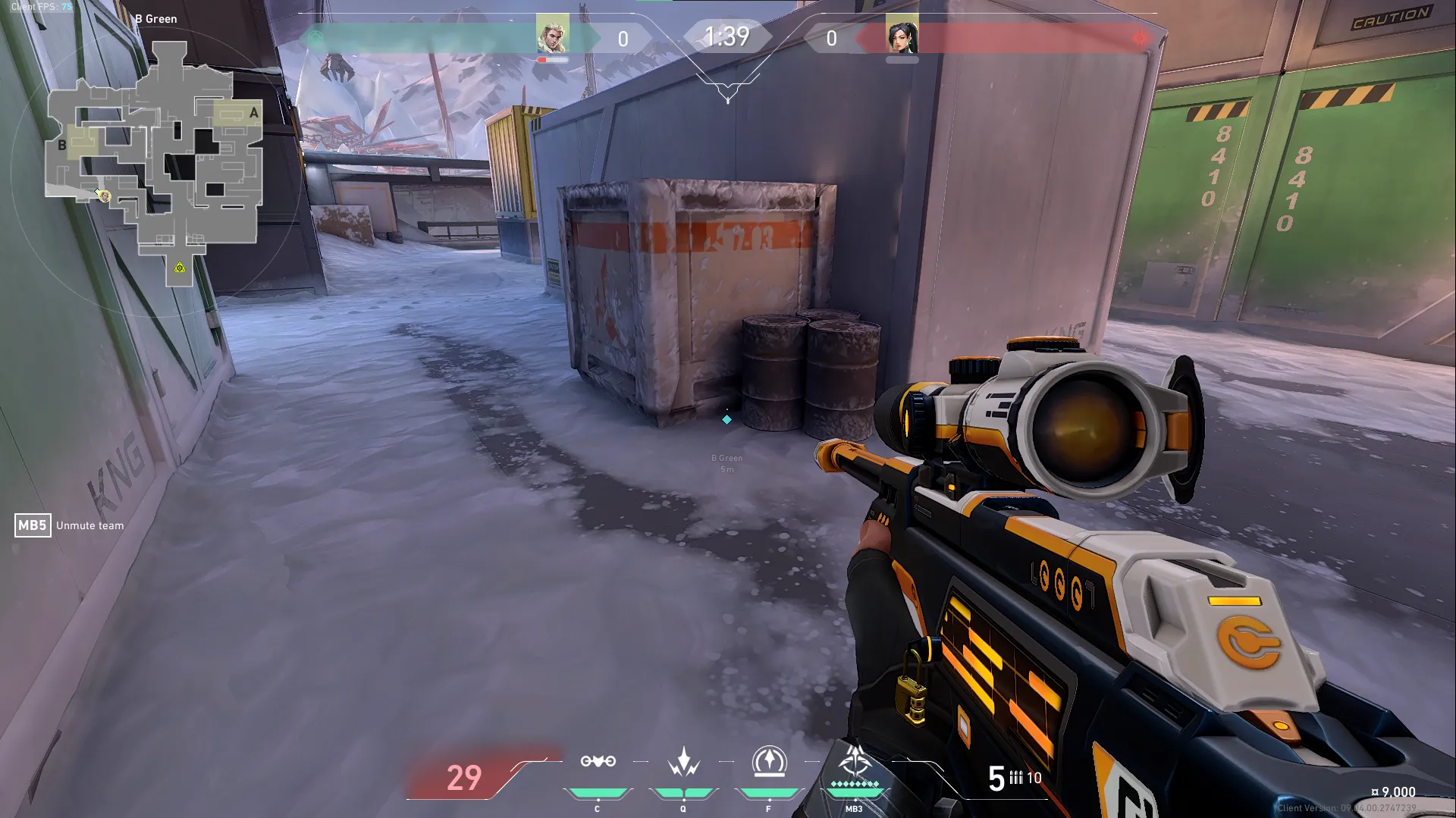 Sova B Site Easy god Arrow — Sova lineup on Icebox