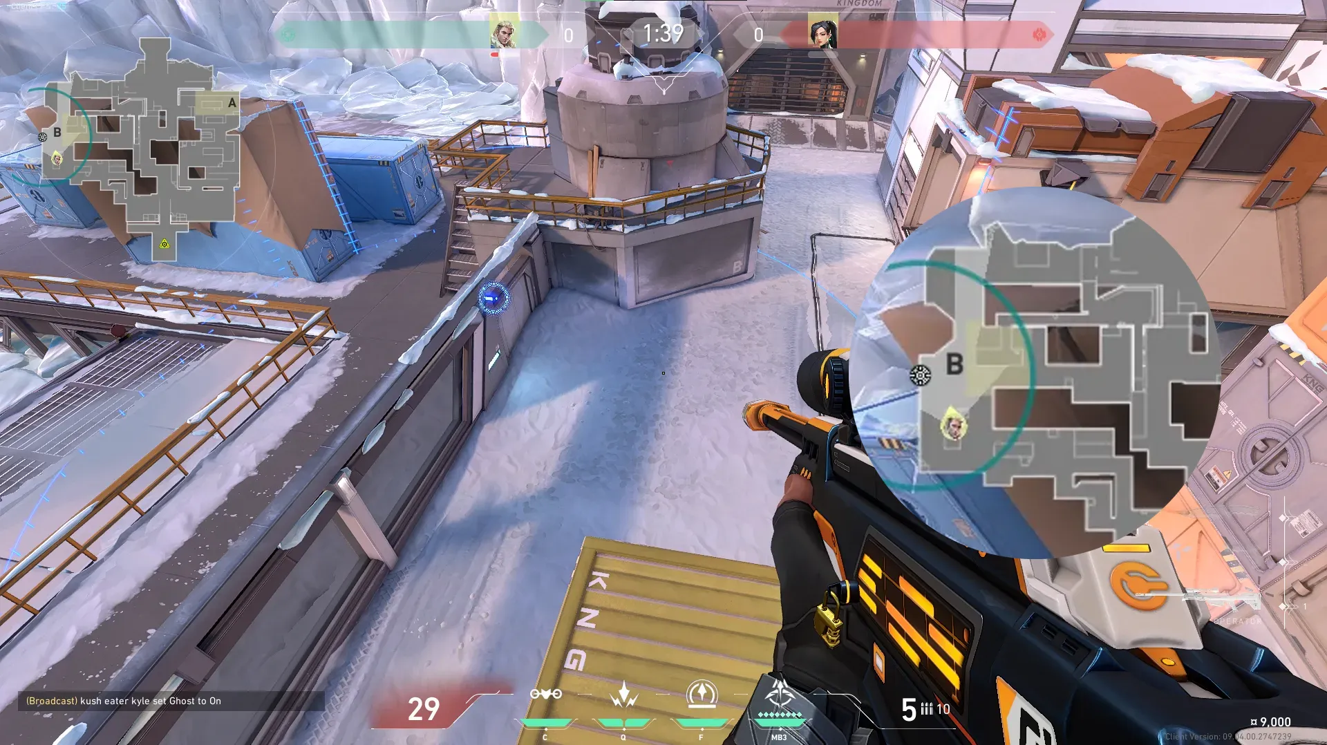 Sova Recon Bolt on Icebox Attack Site B — step 4 of 4: Result